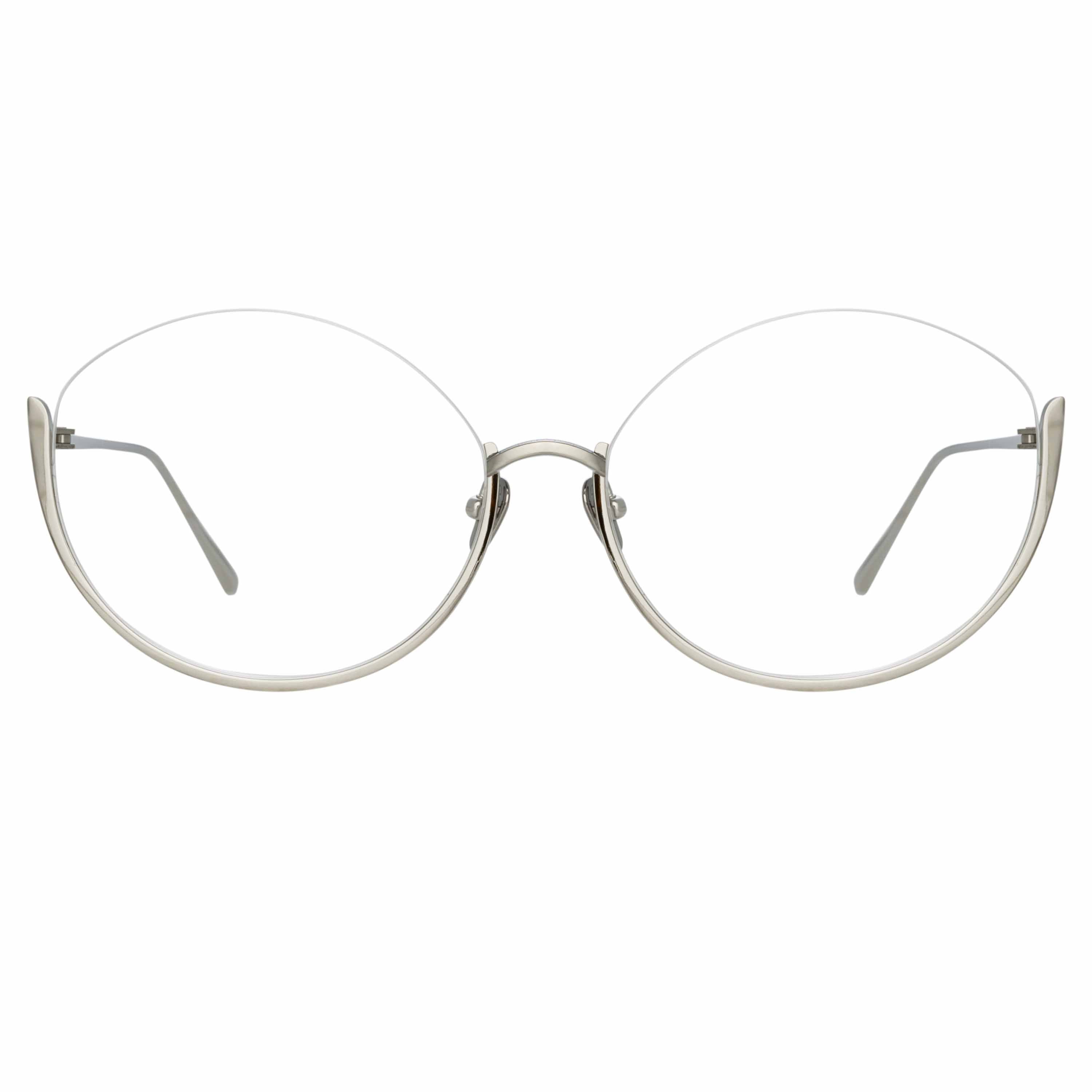 Color_LFL1144C7OPT - Rae Cat Eye Optical Frame in White Gold