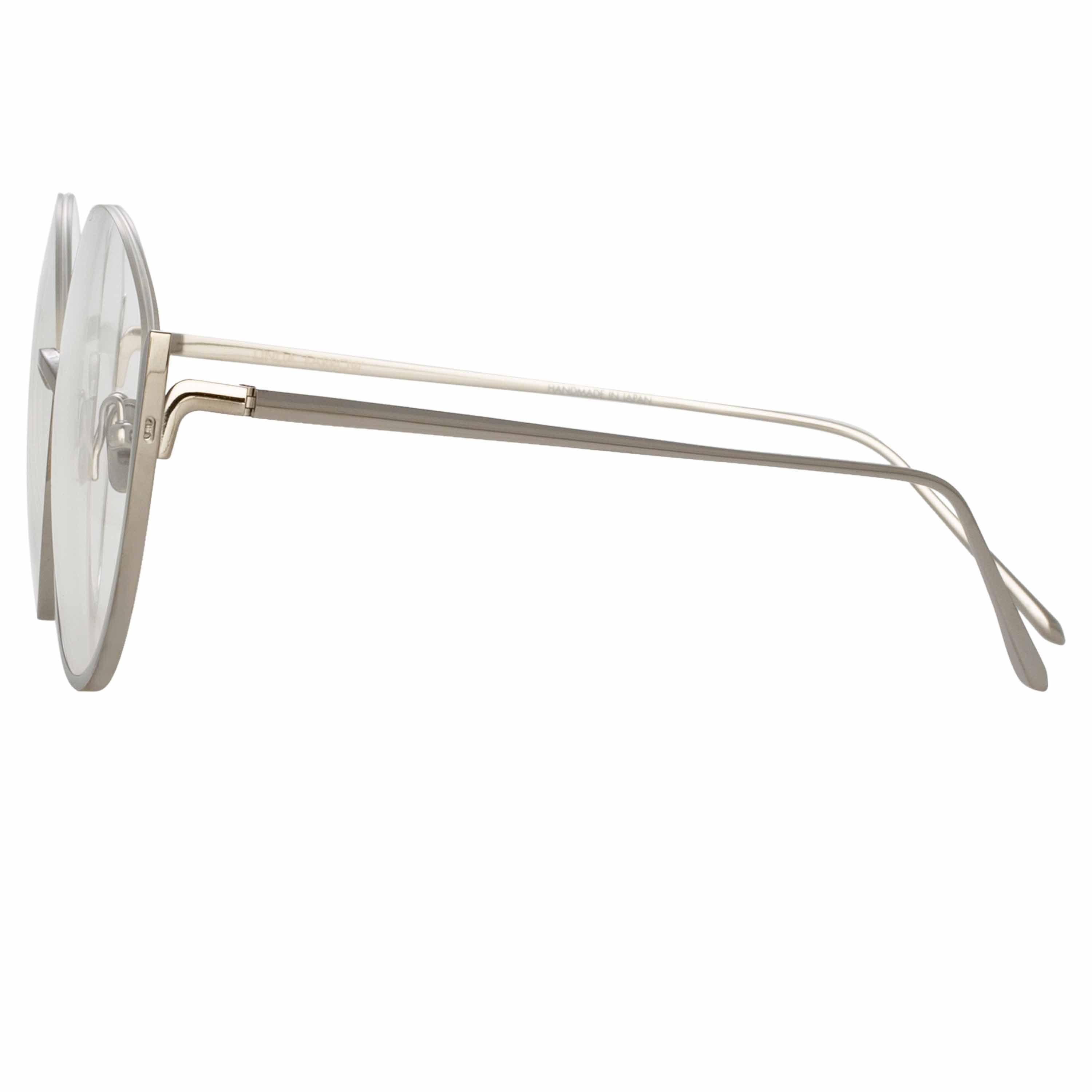 Color_LFL1144C7OPT - Rae Cat Eye Optical Frame in White Gold