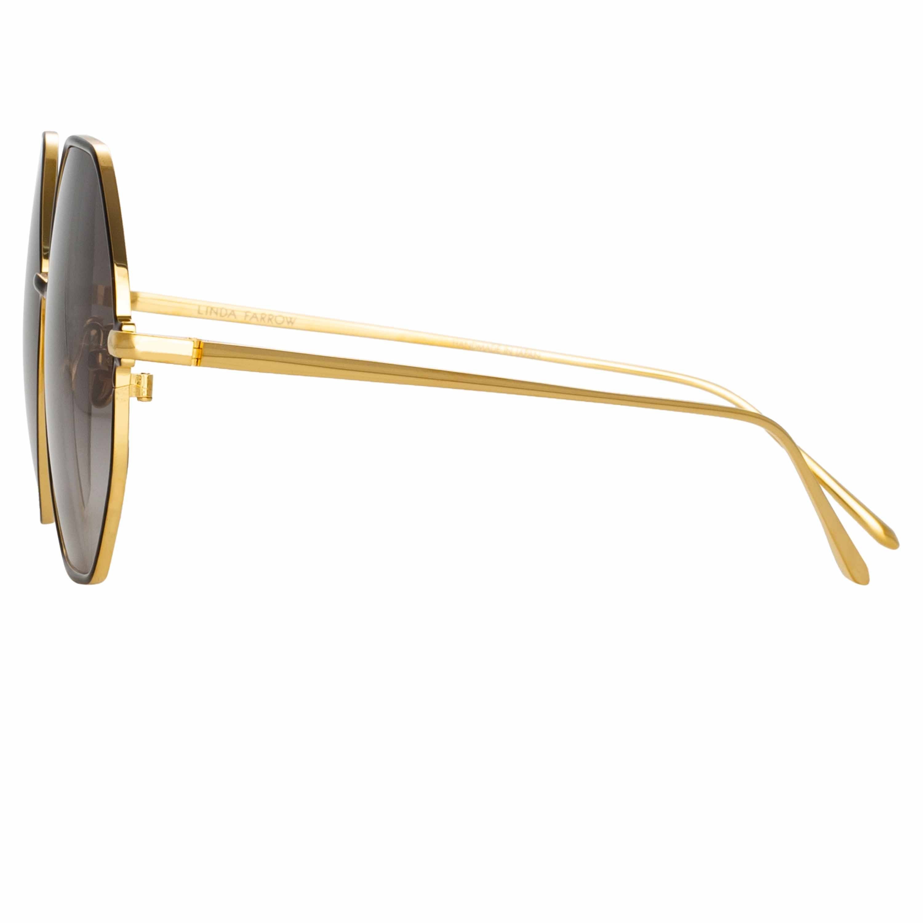 Color_LFL1148C1SUN - Leif Oversized Sunglasses in Yellow Gold and Black