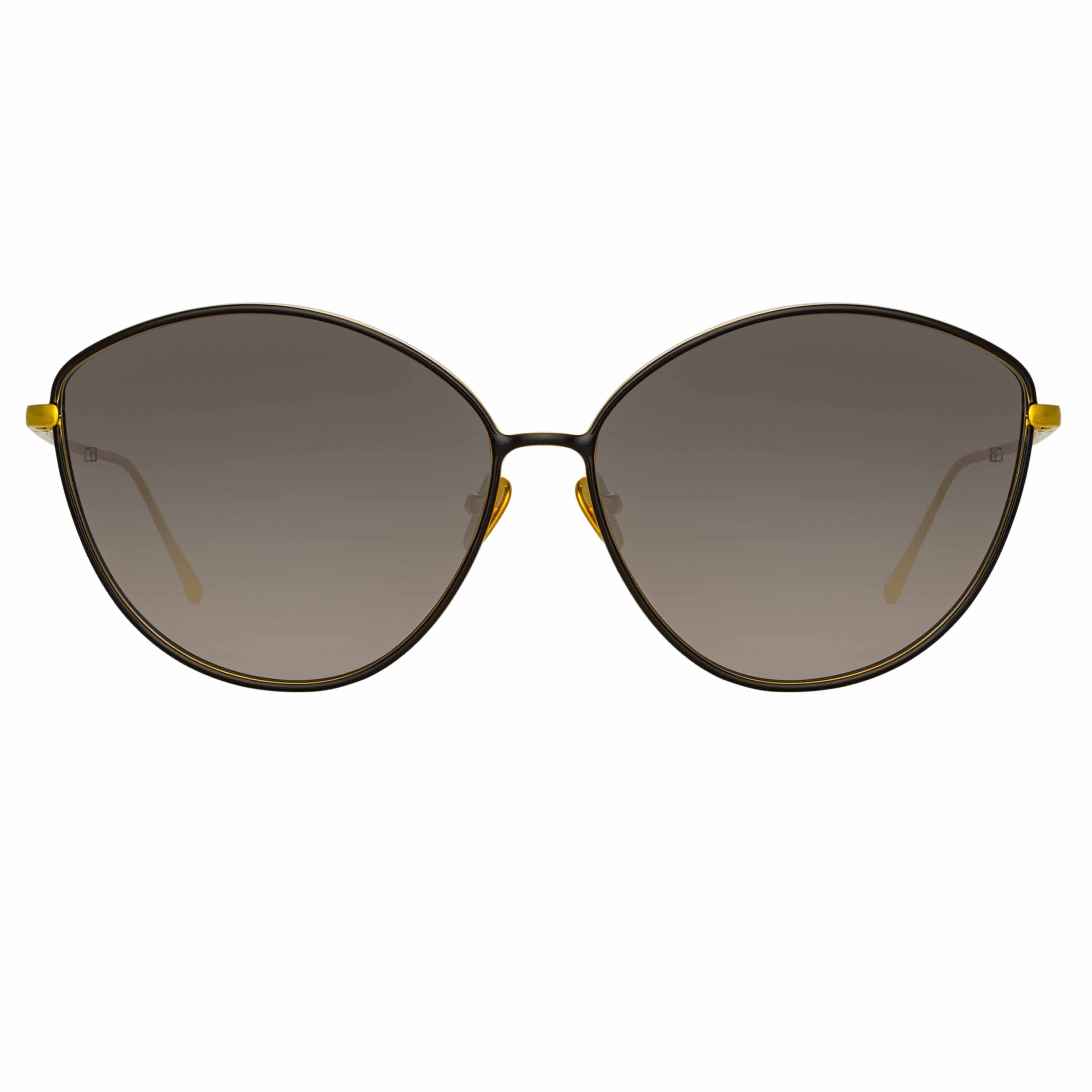 Color_LFL1149C1SUN - Francis Cat Eye Sunglasses in Yellow Gold and Grey