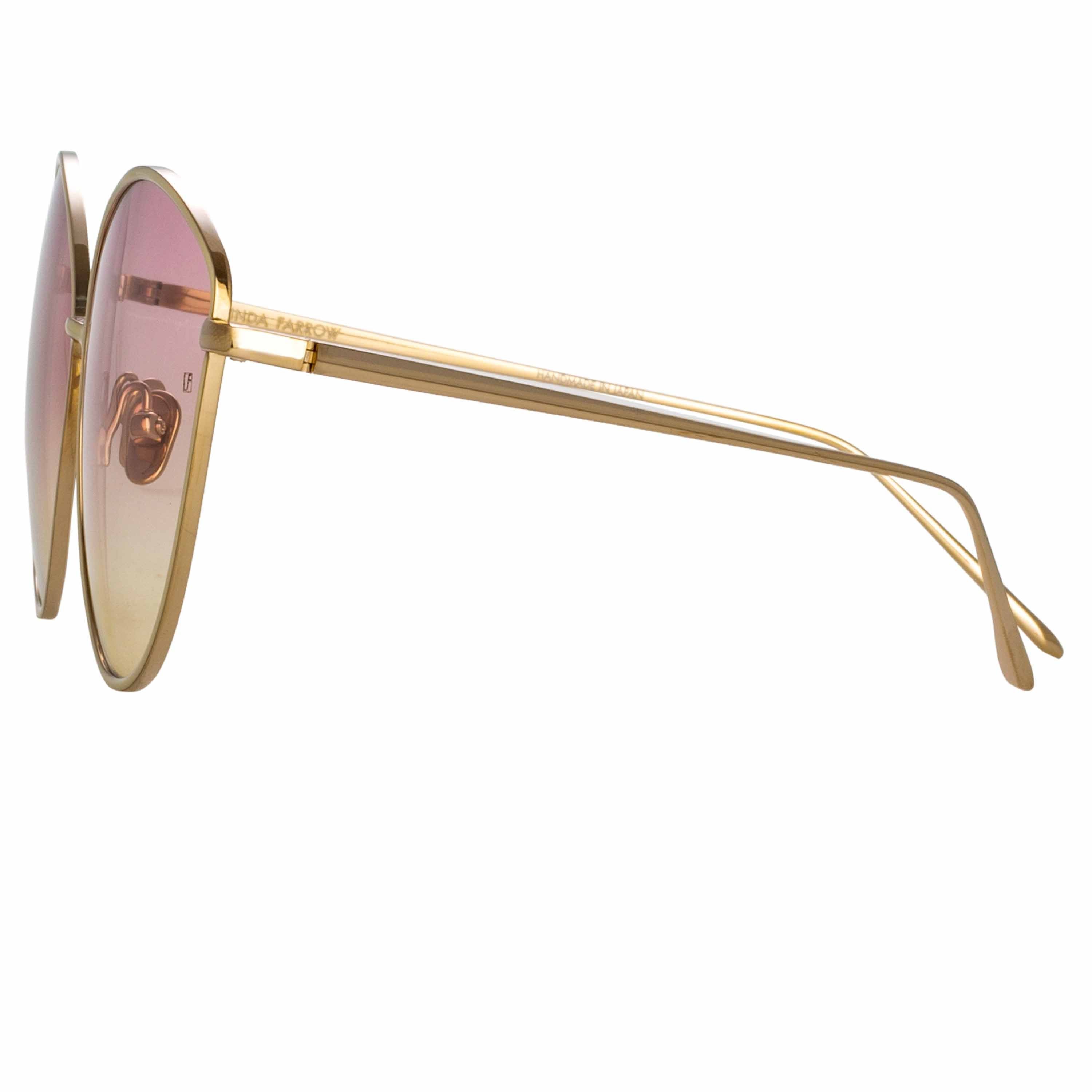 Color_LFL1149C4SUN - Francis Cat Eye Sunglasses in Light Gold