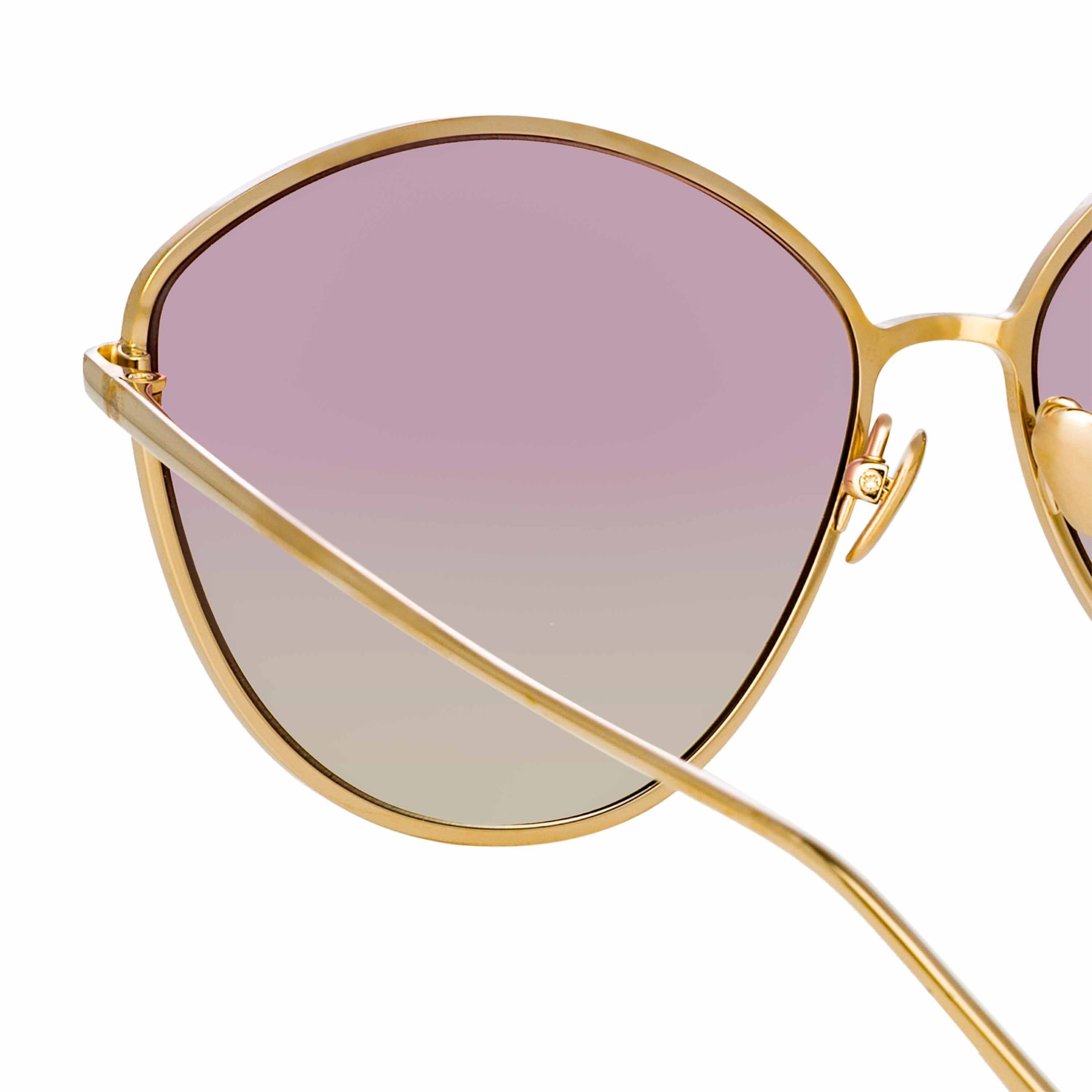 Color_LFL1149C4SUN - Francis Cat Eye Sunglasses in Light Gold