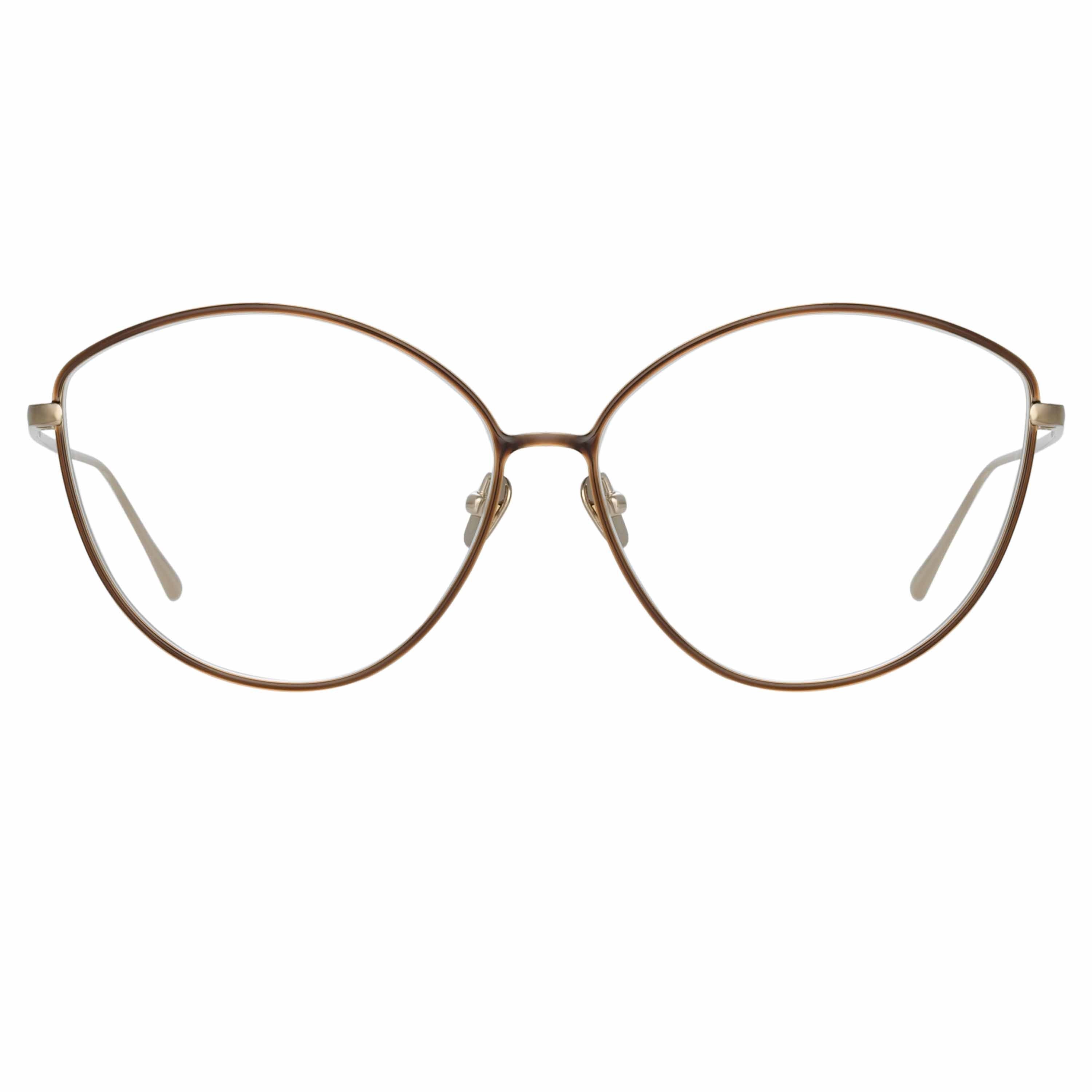 Color_LFL1149C6OPT - Francis Cat Eye Optical Frame in Yellow Gold
