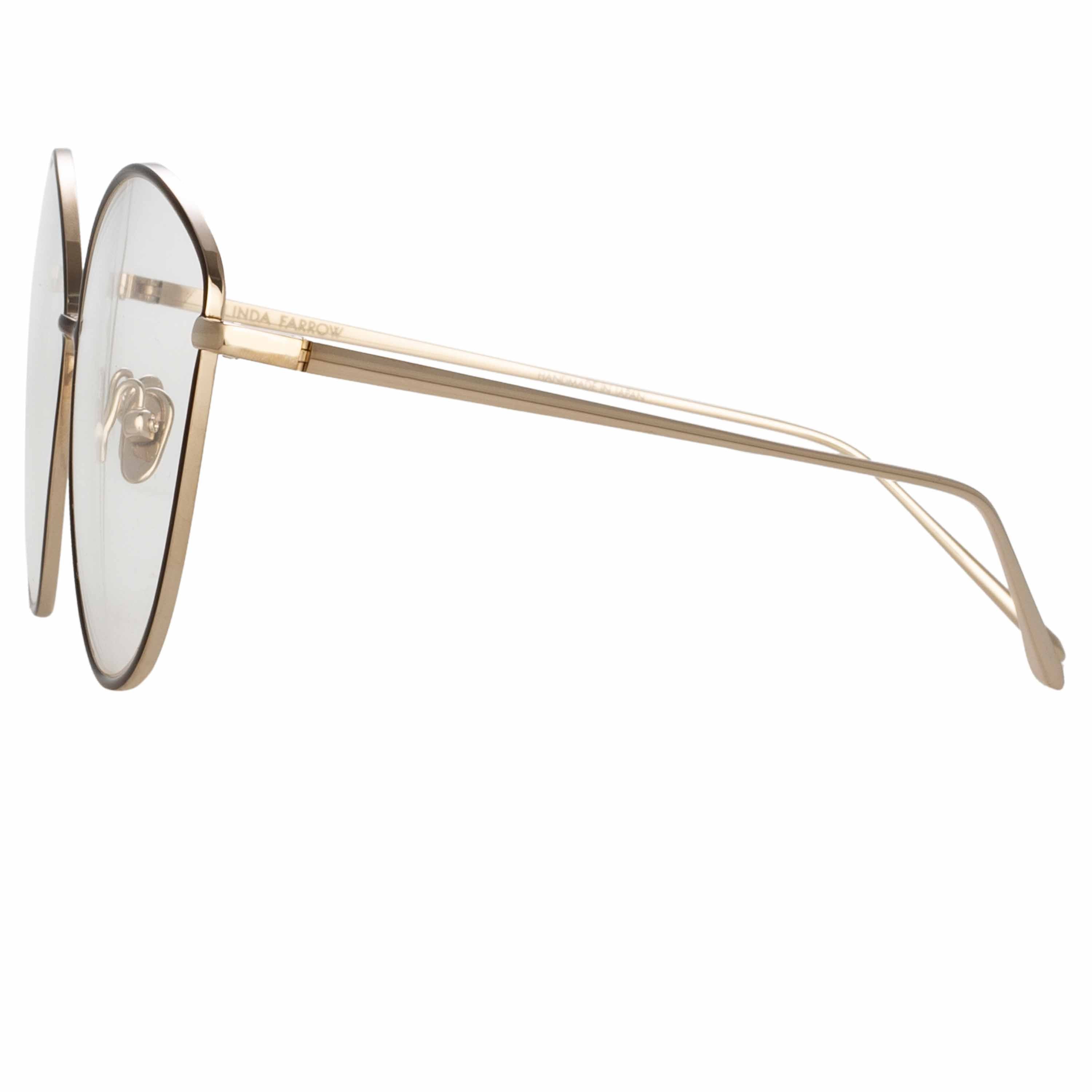 Color_LFL1149C6OPT - Francis Cat Eye Optical Frame in Yellow Gold