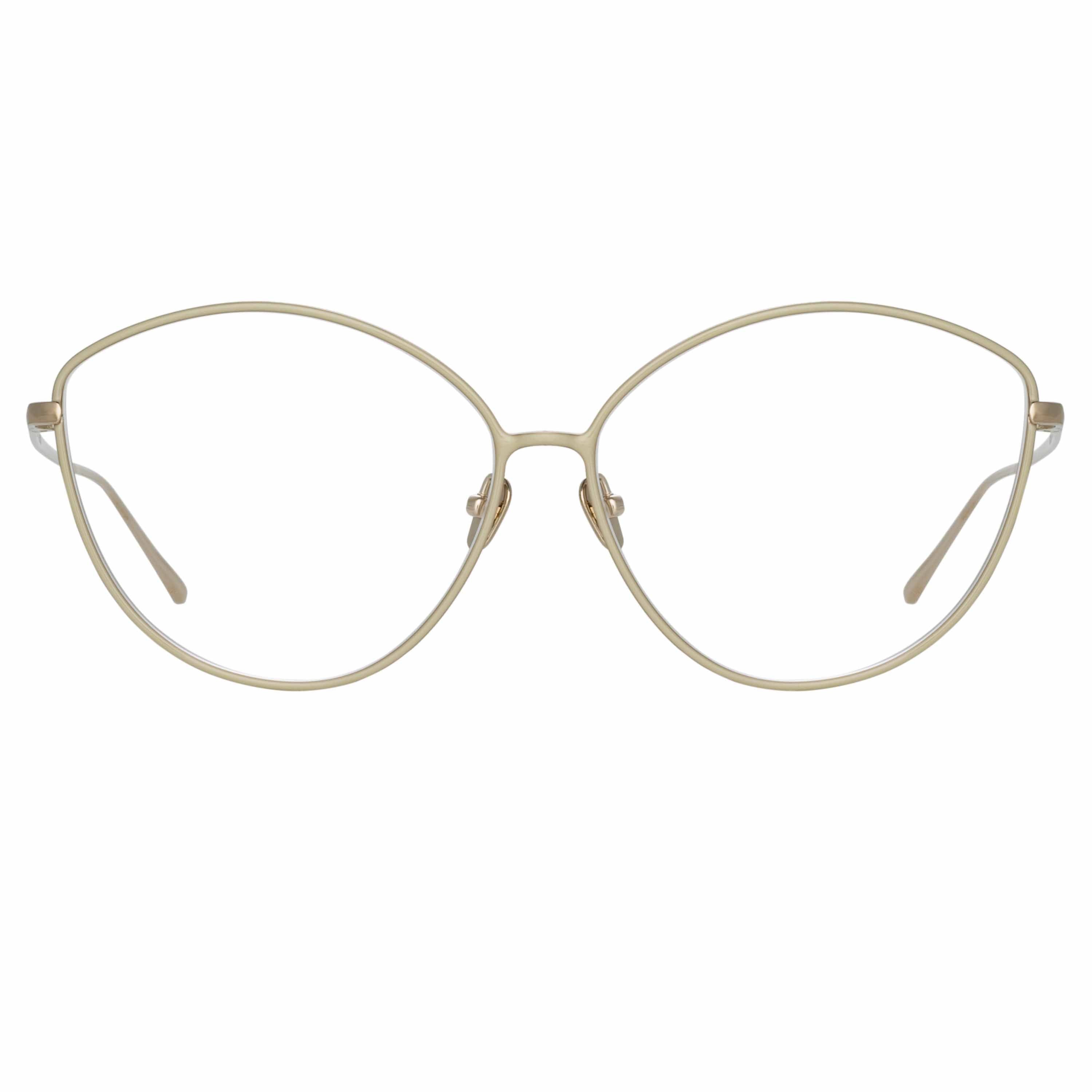 Color_LFL1149C7OPT - Francis Cat Eye Optical Frame in Light Gold