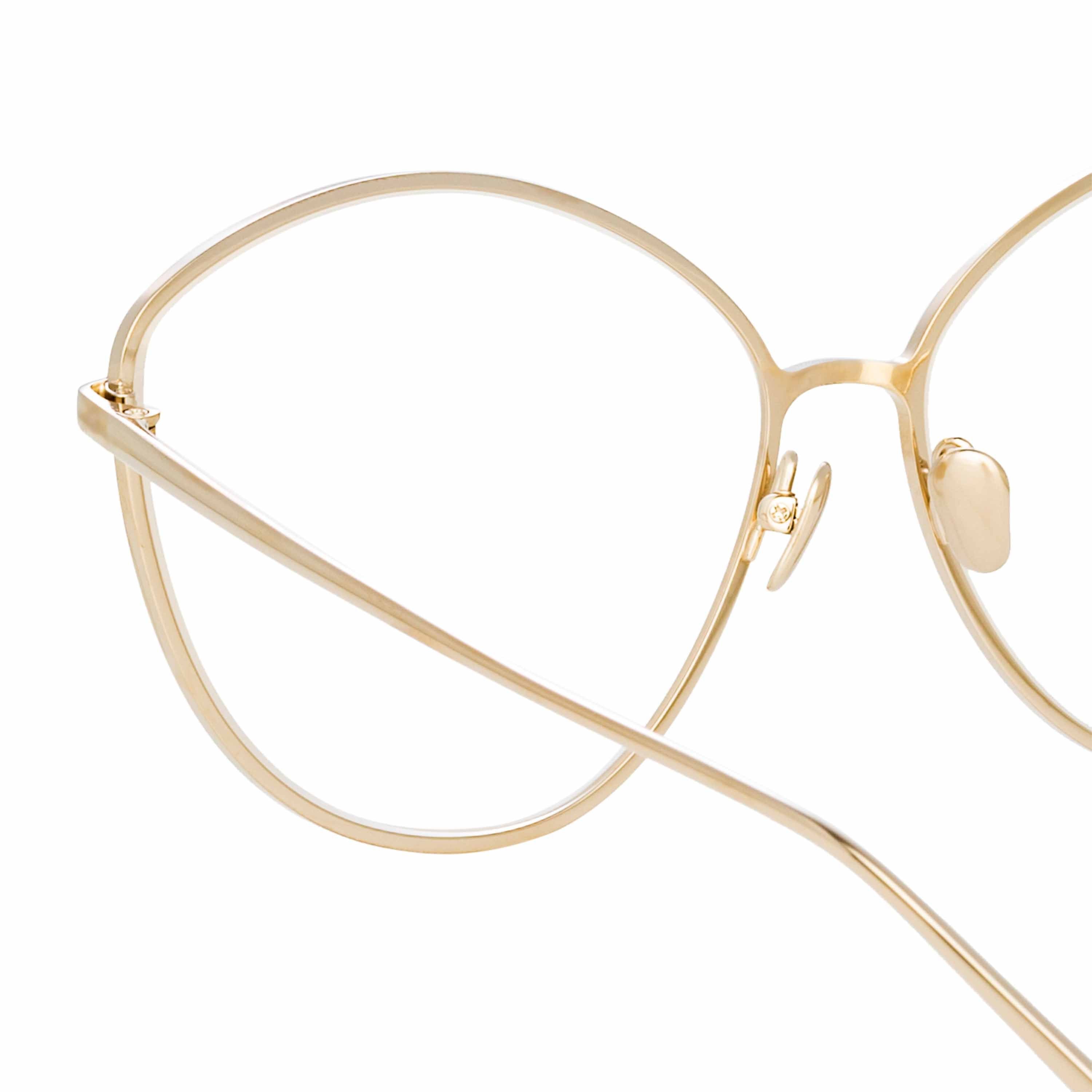 Color_LFL1149C7OPT - Francis Cat Eye Optical Frame in Light Gold