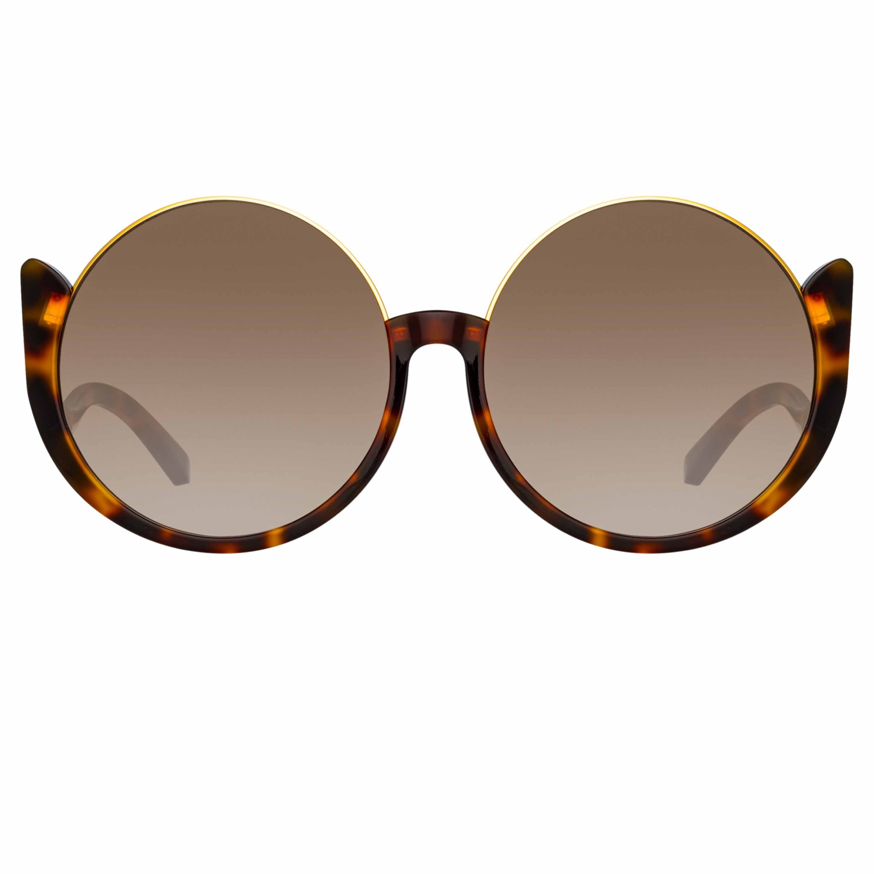 Color_LFL1167C2SUN - Florence Round Sunglasses in Tortoiseshell