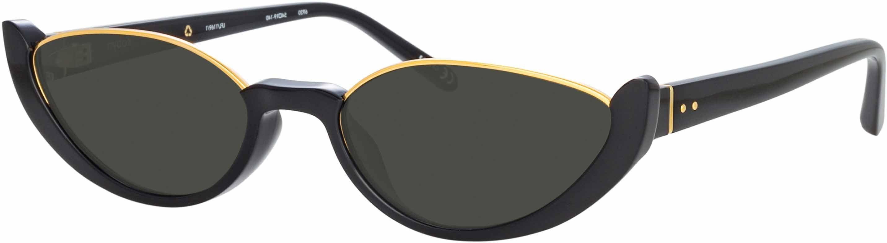 Robyn Cat Eye Sunglasses in Black