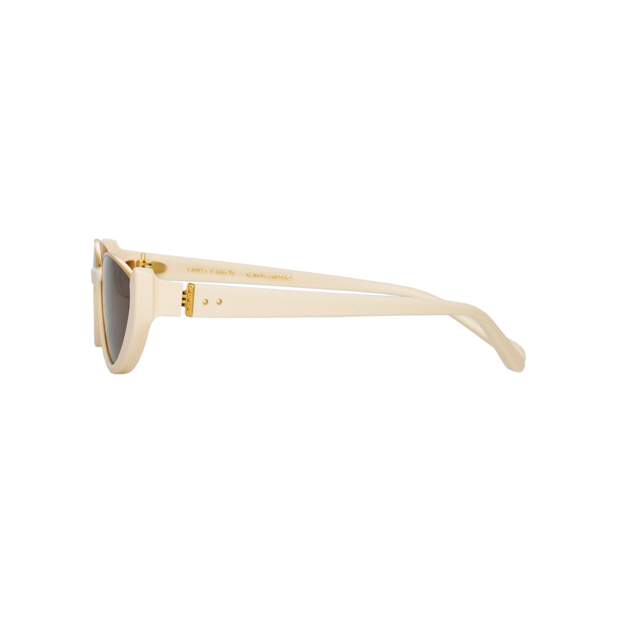 Color_LFL1169C5SUN - Ralph & Russo Robyn Cat Eye Sunglasses in Cream