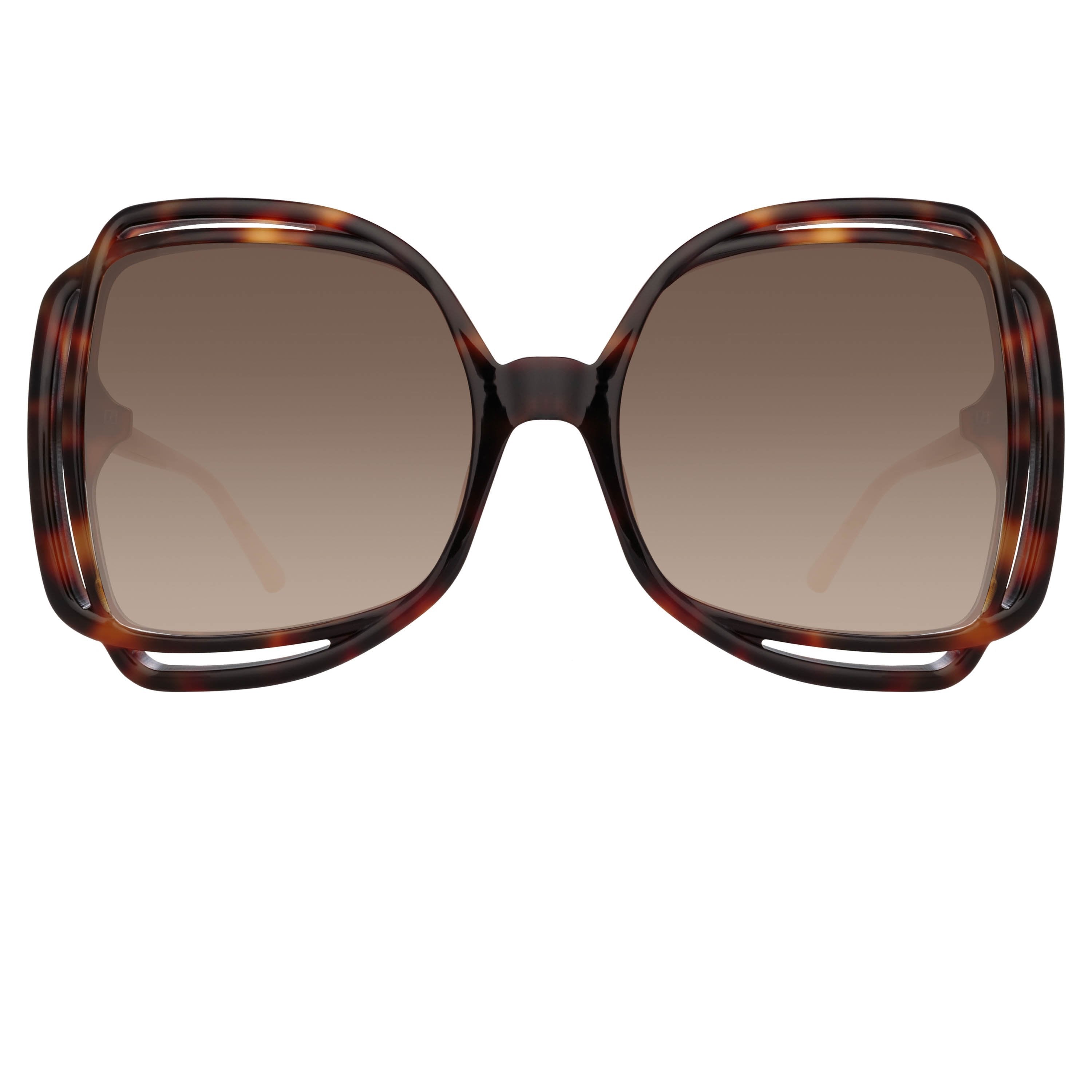 Color_LFL1173C2SUN - Valentina Squared Sunglasses in Tortoiseshell