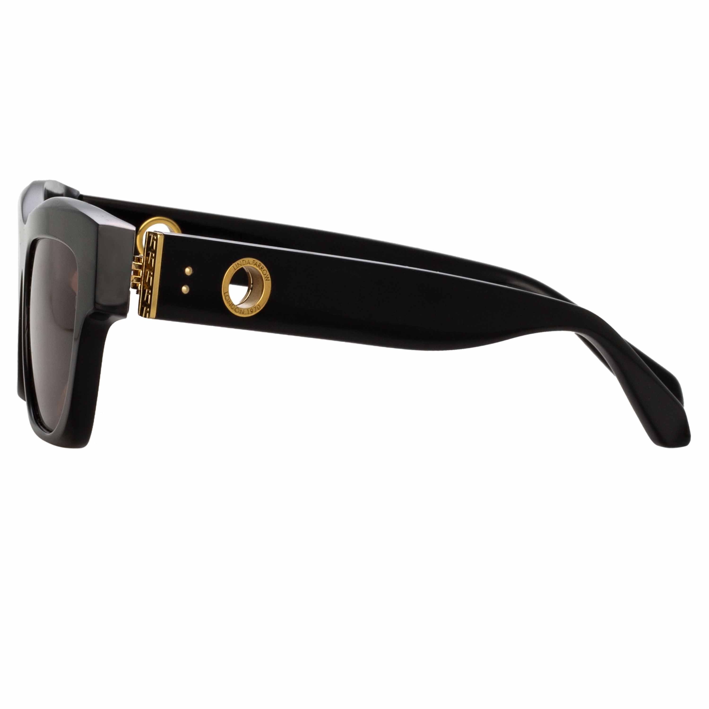 Color_LFL1180C1SUN - Moe Cat Eye Sunglasses in Black
