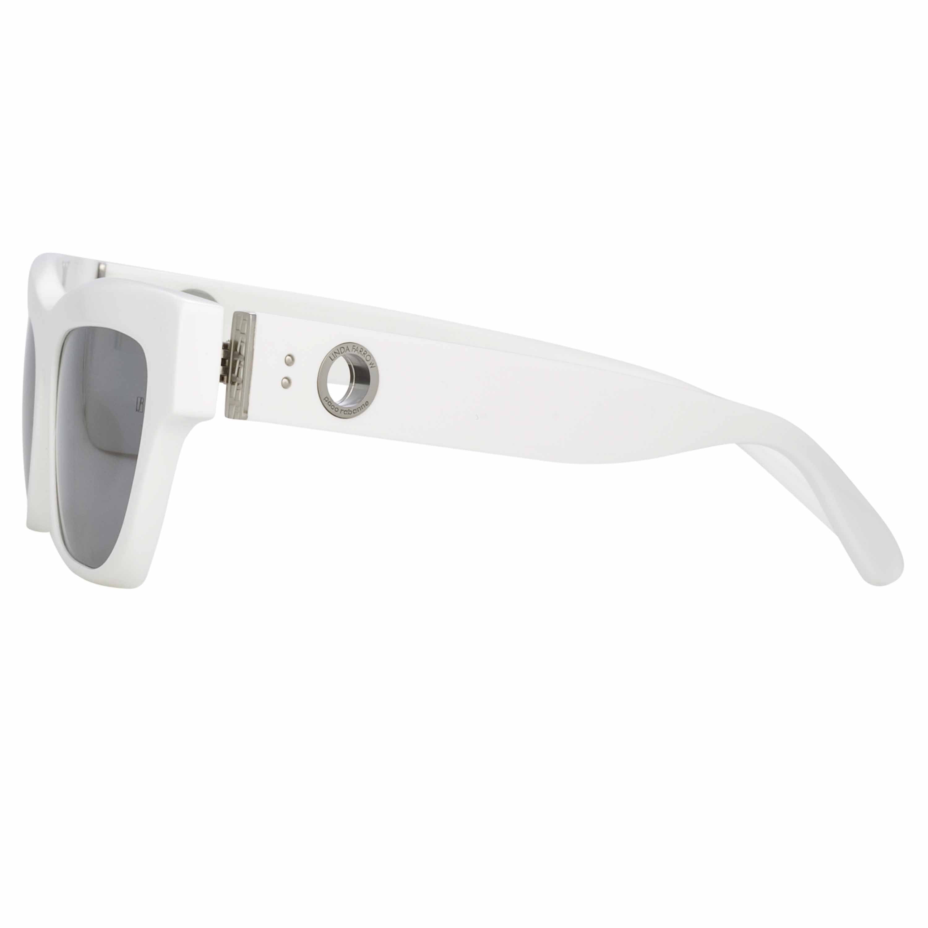 Color_LFL1180C8SUN - Paco Rabanne Moe Cat Eye Sunglasses in White