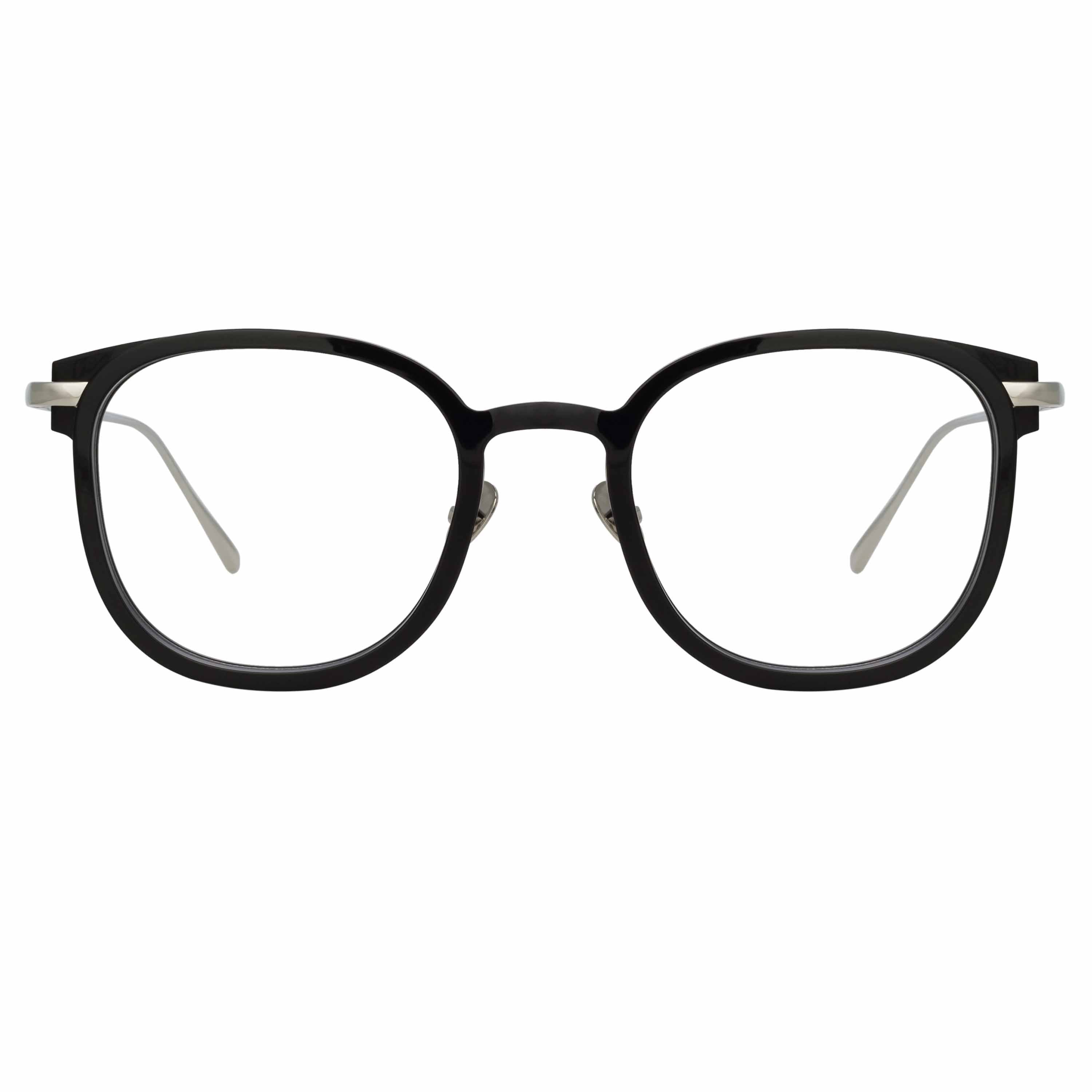 Color_LFL1184C2OPT - Fraser Optical Square Frame in Black and White Gold