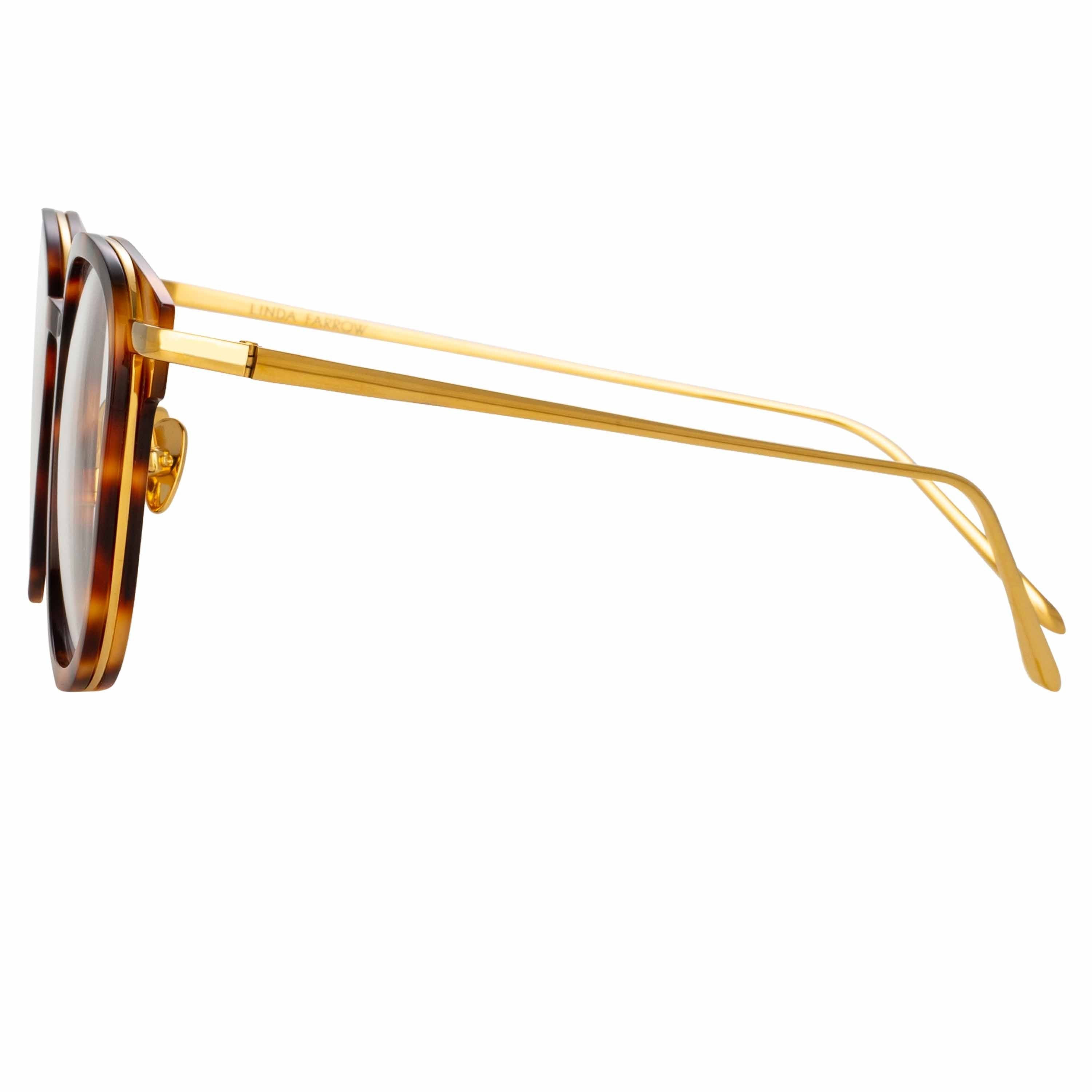 Color_LFL1184C3OPT - Fraser Optical Square Frame in Tortoiseshell