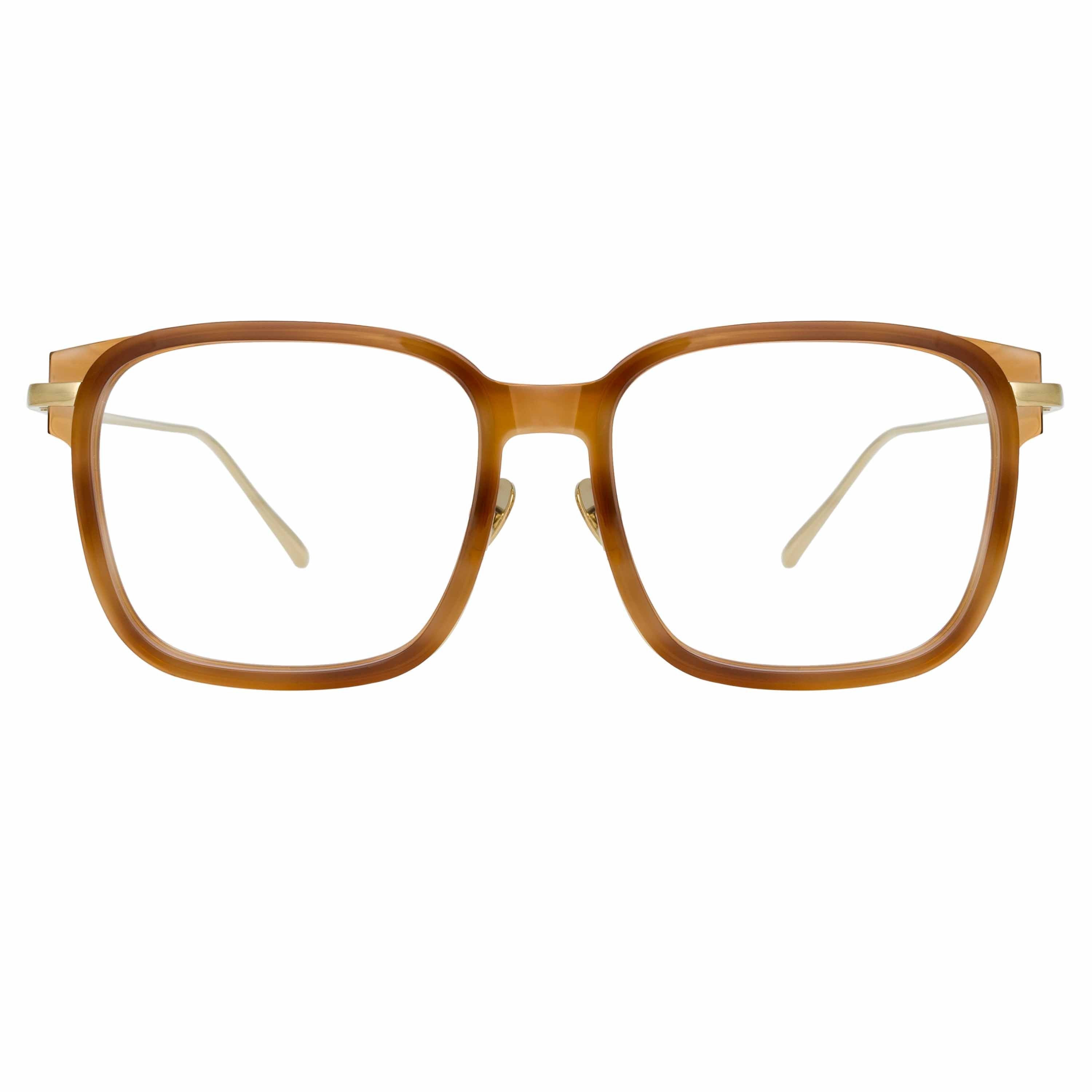 Color_LFL1185C4OPT - Franklin Optical Rectangular Frame in Brown