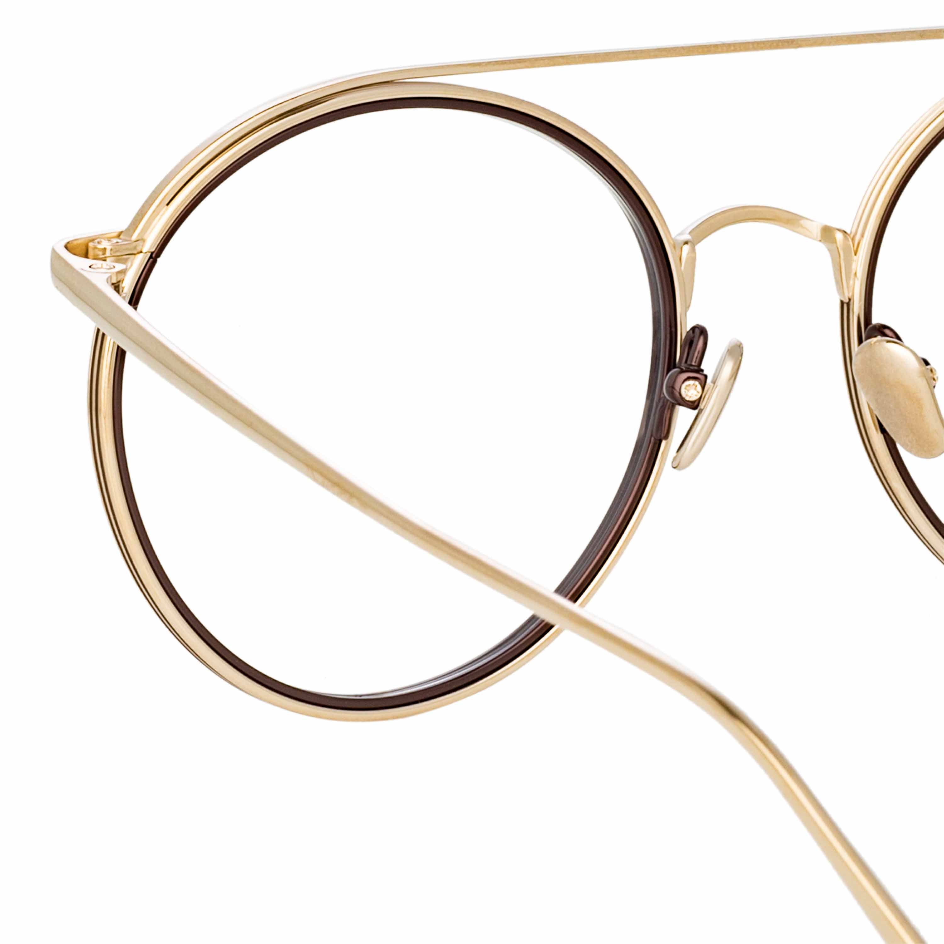 Color_LFL1192C3OPT - Corey Oval Optical Frame in Light Gold