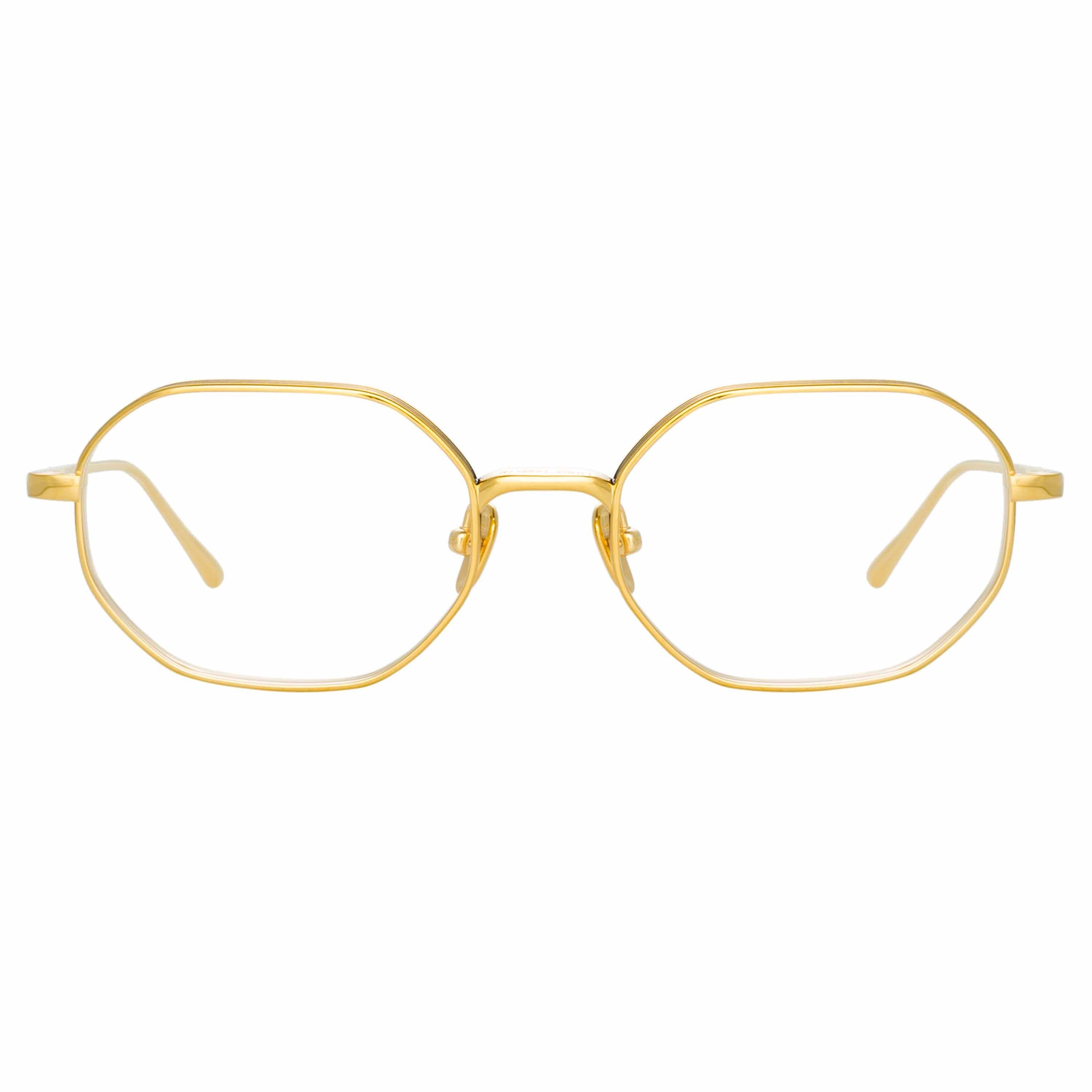 Color_LFL1195C1OPT - Stafford Angular Optical Frame in Yellow Gold