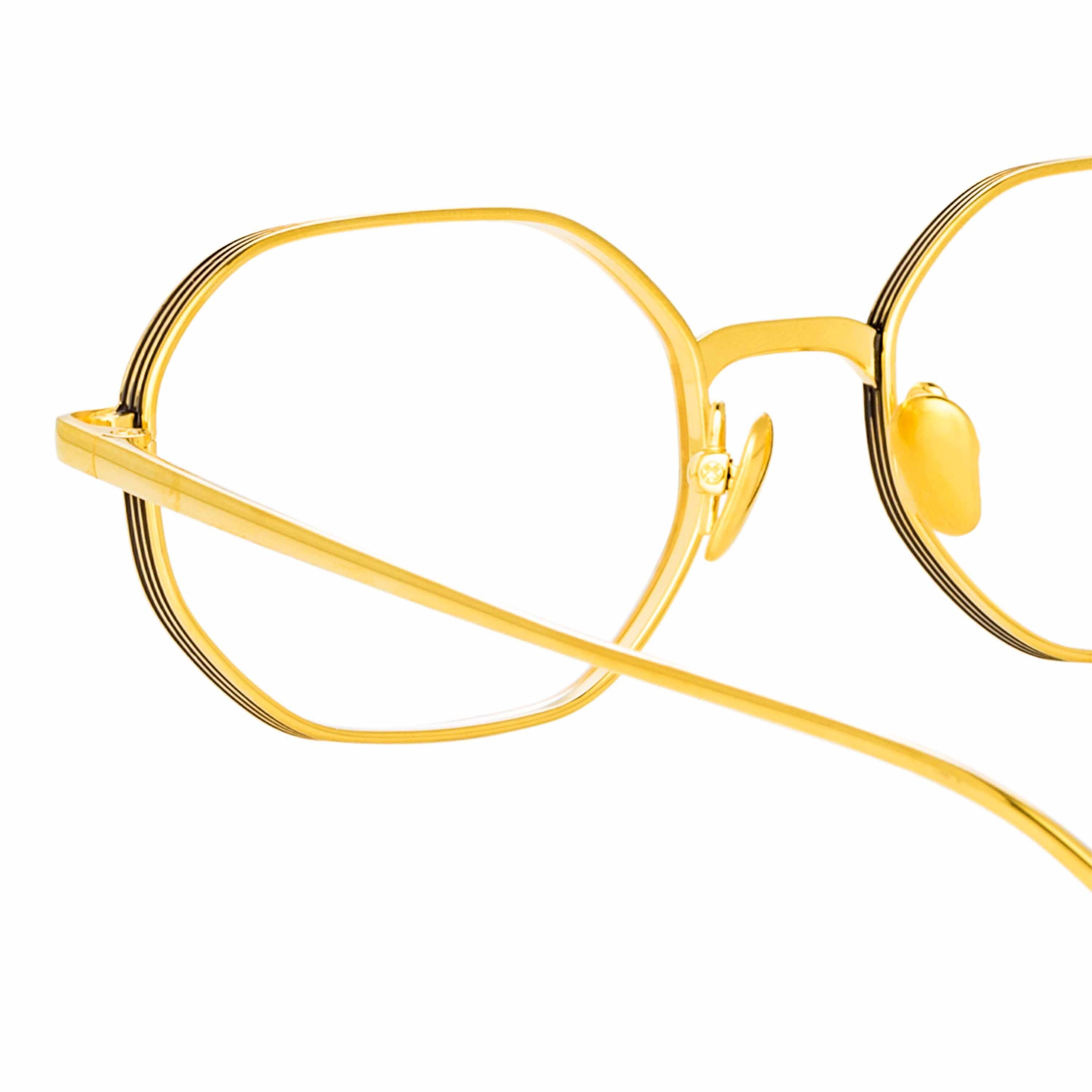 Color_LFL1195C1OPT - Stafford Angular Optical Frame in Yellow Gold