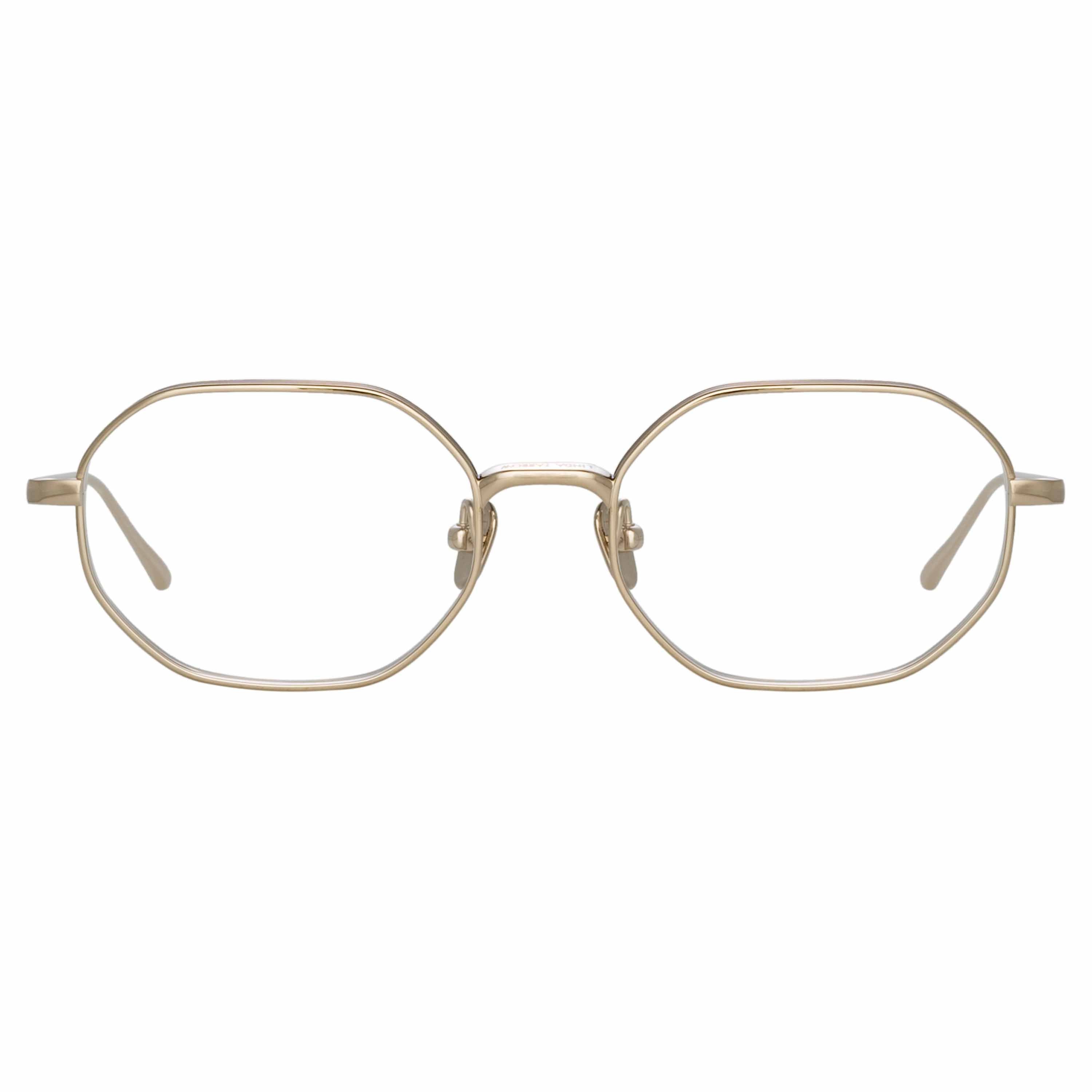 Color_LFL1195C2OPT - Stafford Angular Optical Frame in Light Gold