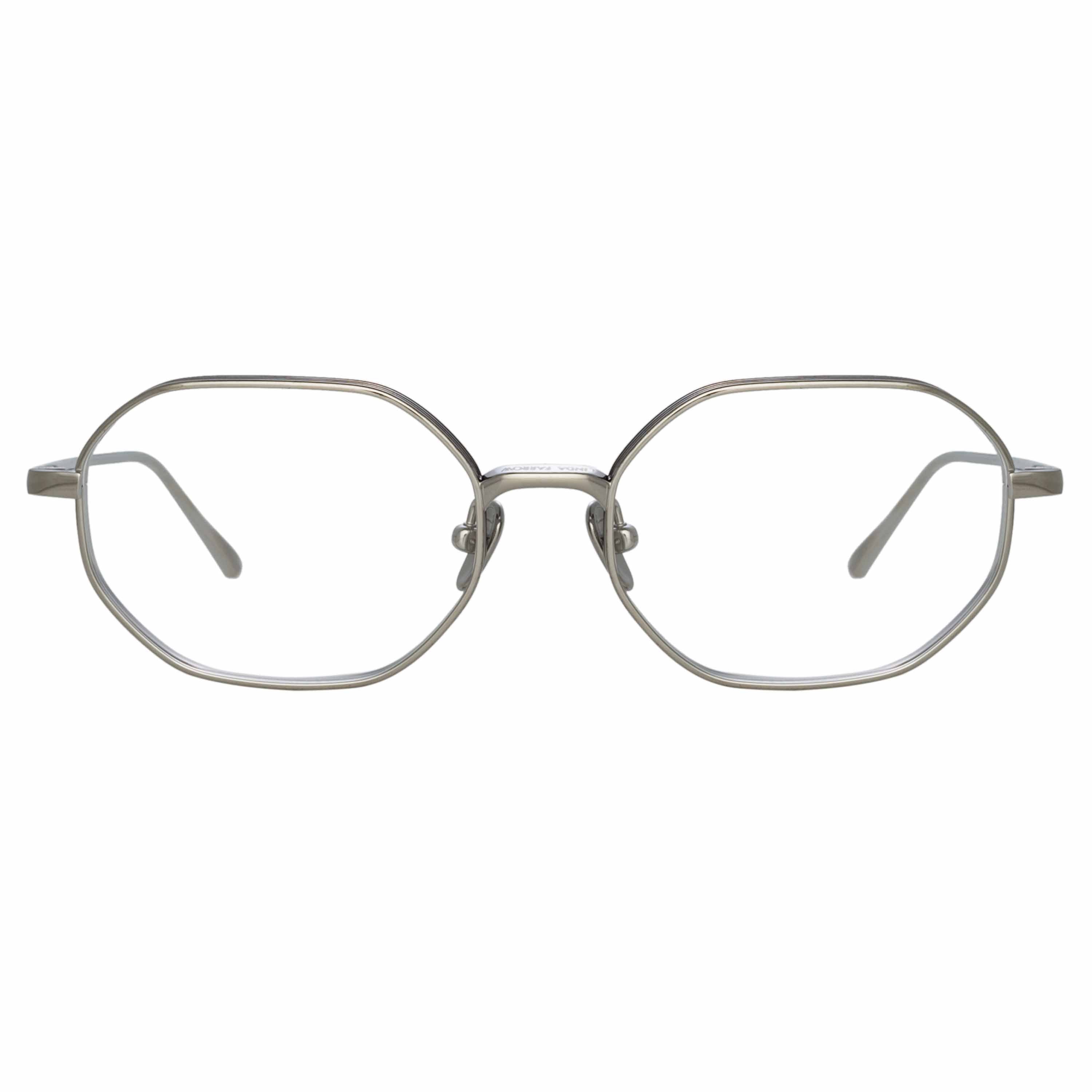 Color_LFL1195C3OPT - Stafford Angular Optical Frame in White Gold