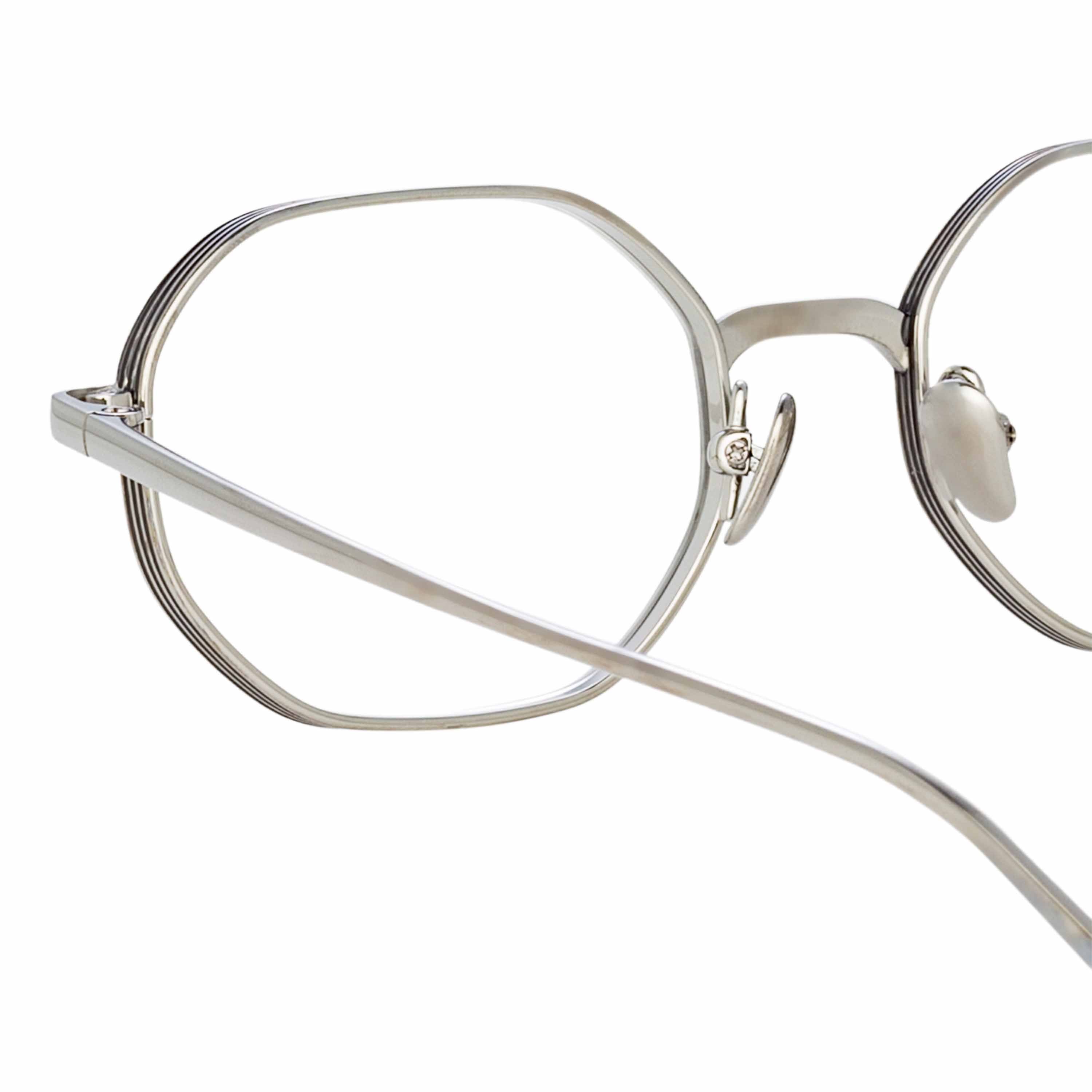 Color_LFL1195C3OPT - Stafford Angular Optical Frame in White Gold