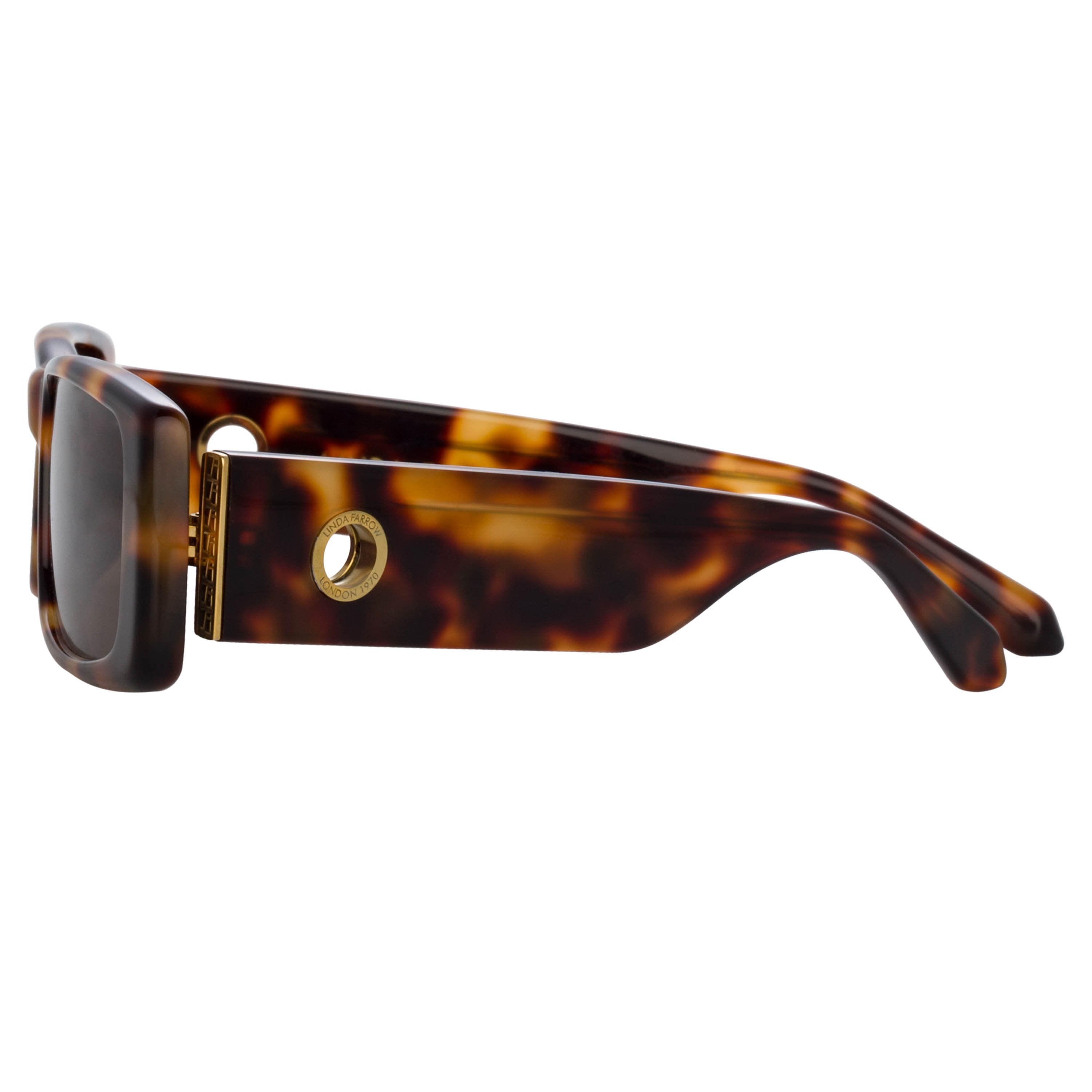 Color_LFL1201C2SUN - Dania Rectangular Sunglasses in Tortoiseshell