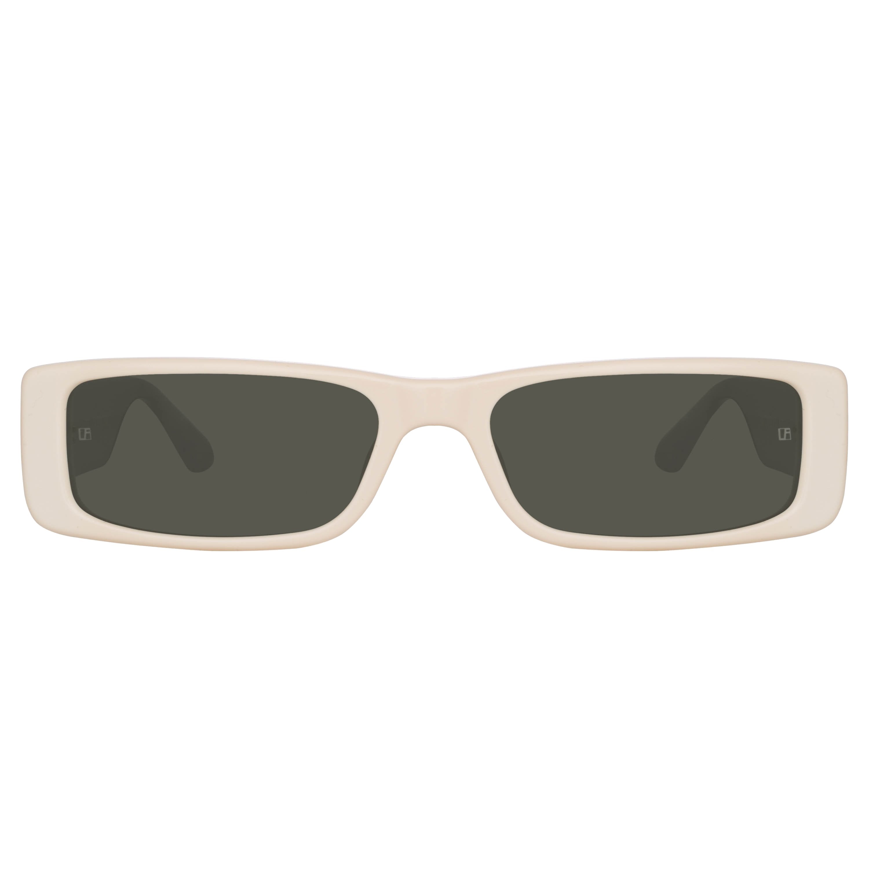 Color_LFL1201C3SUN - Dania Rectangular Sunglasses in Cream