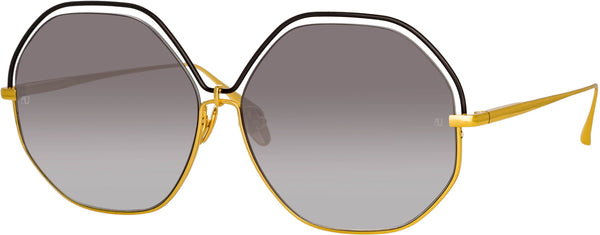 Color_LFL1203C1SUN - Lorena Oversized Sunglasses in Yellow Gold