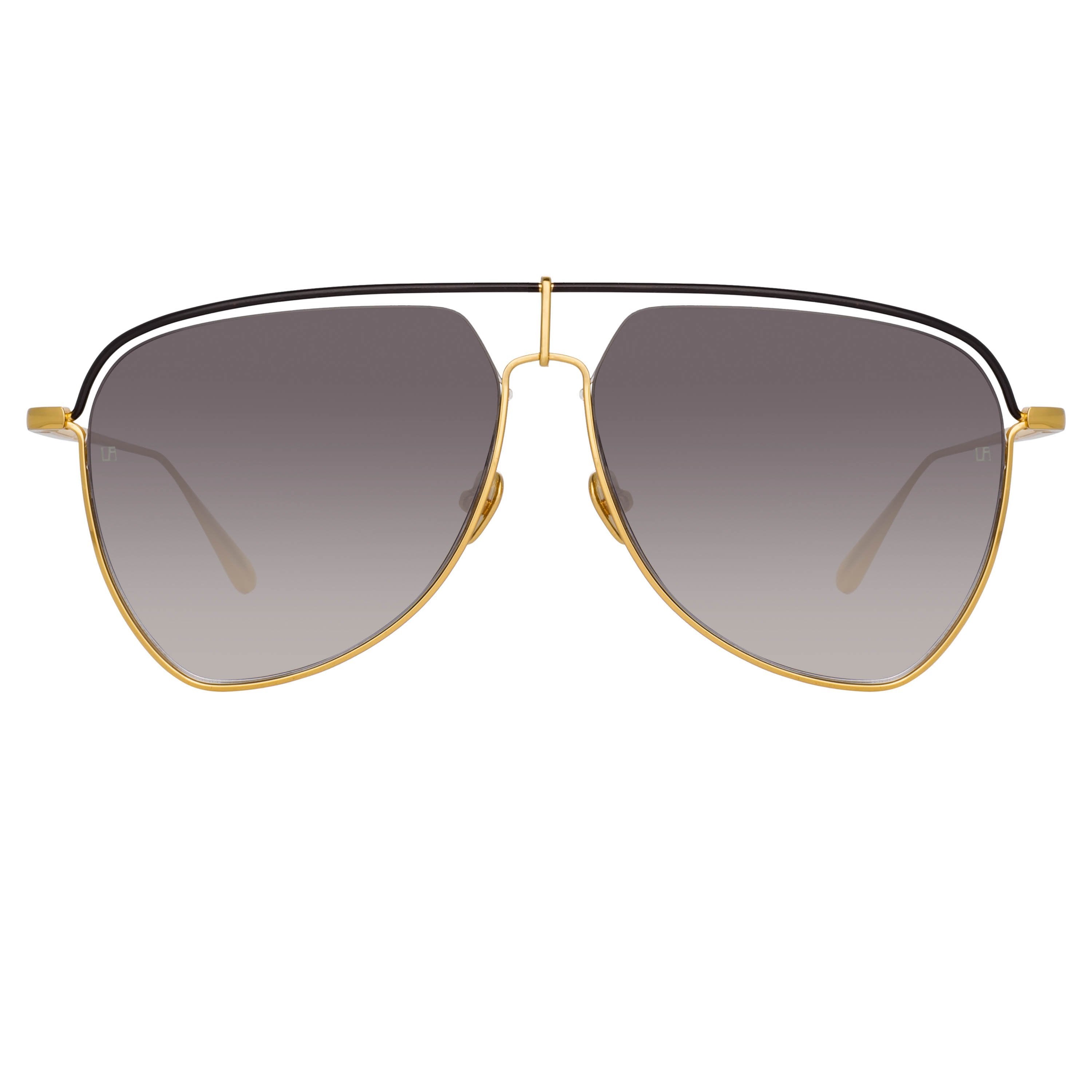 Color_LFL1205C1SUN - Alma Aviator Sunglasses in Yellow Gold