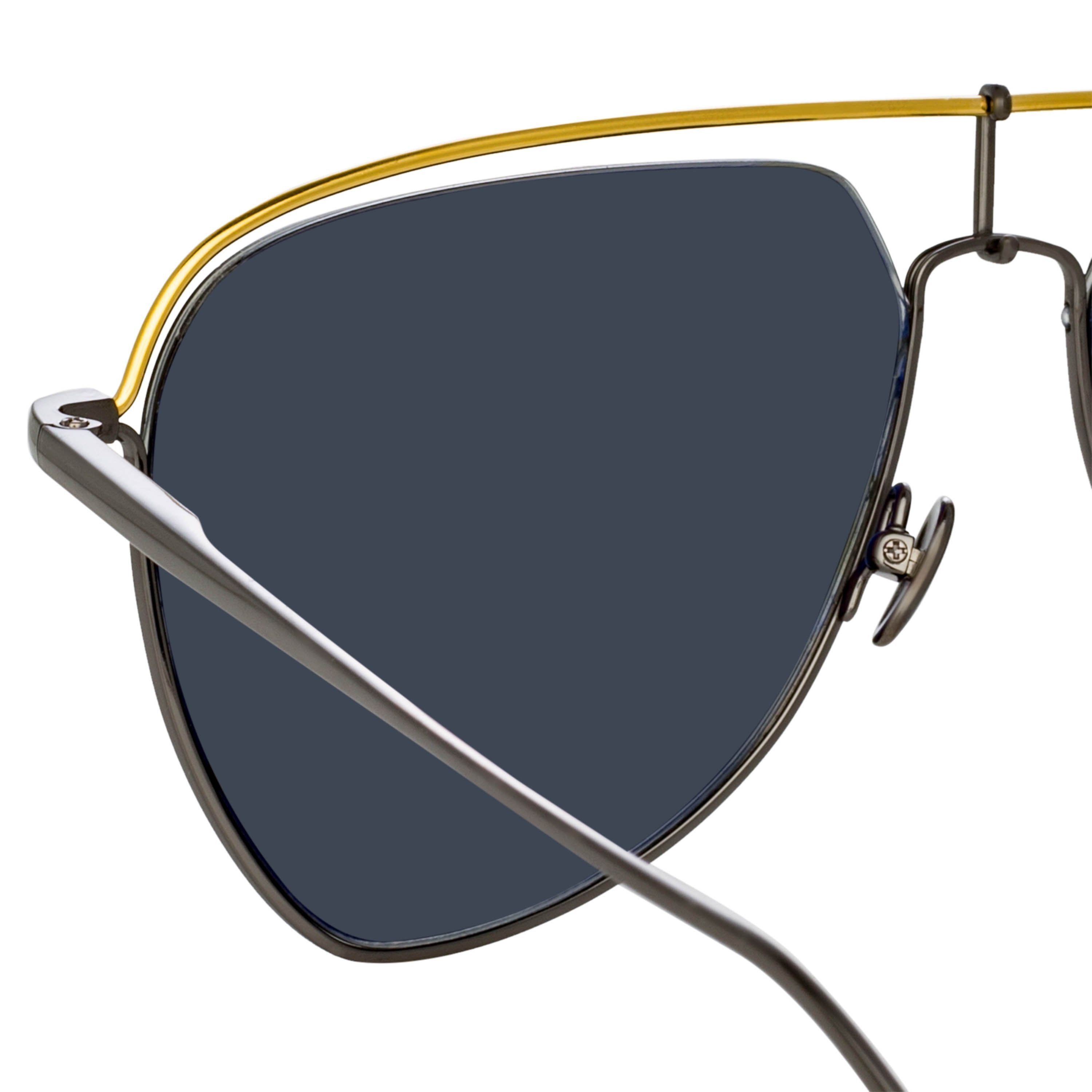 Color_LFL1205C3SUN - Alma Aviator Sunglasses in Nickel (Men's)
