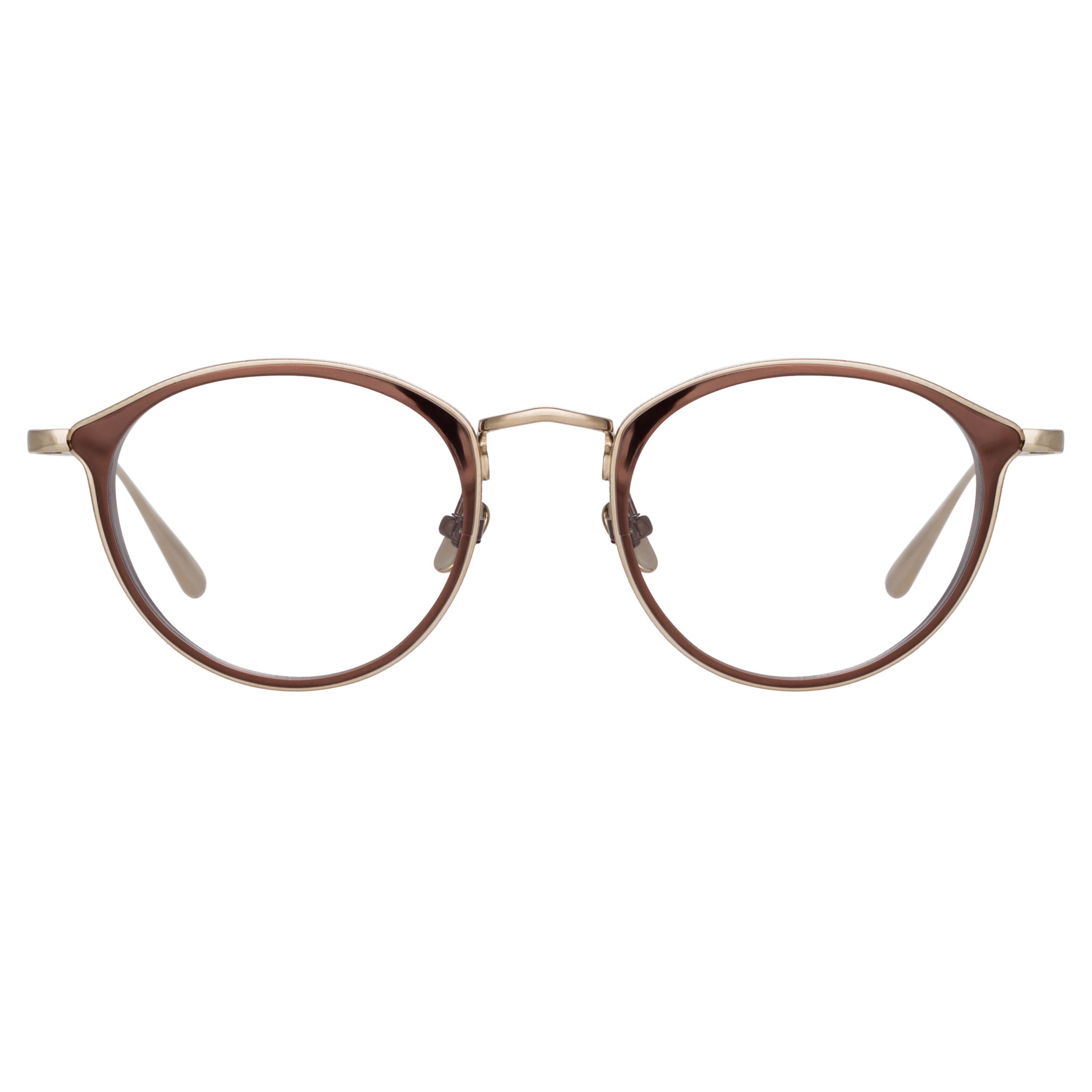 Color_LFL1224C2OPT - Luis Oval Optical Frame in White Gold and Black