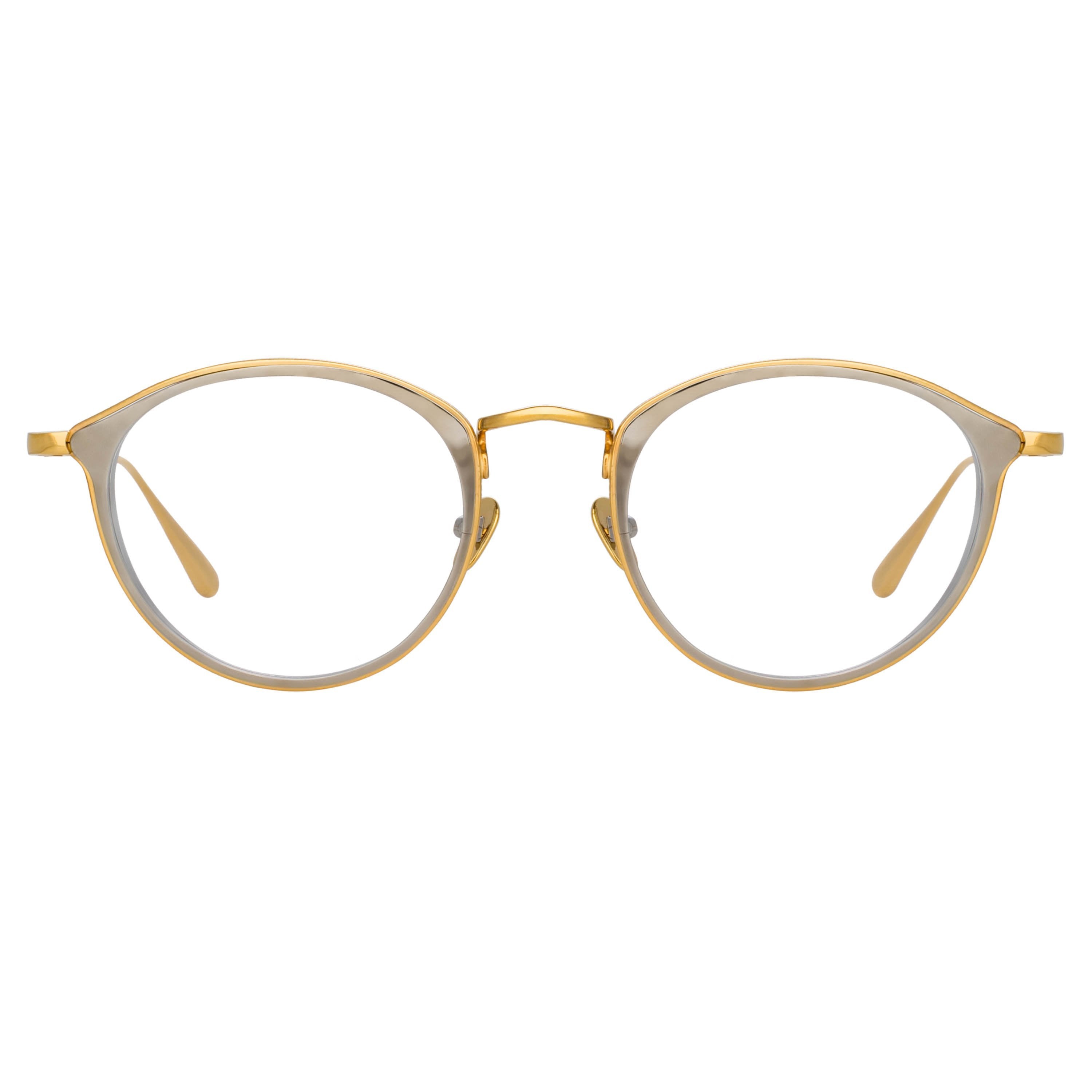 Color_LFL1224C4OPT - Luis Oval Optical Frame in Yellow Gold and White Gold (Men's)