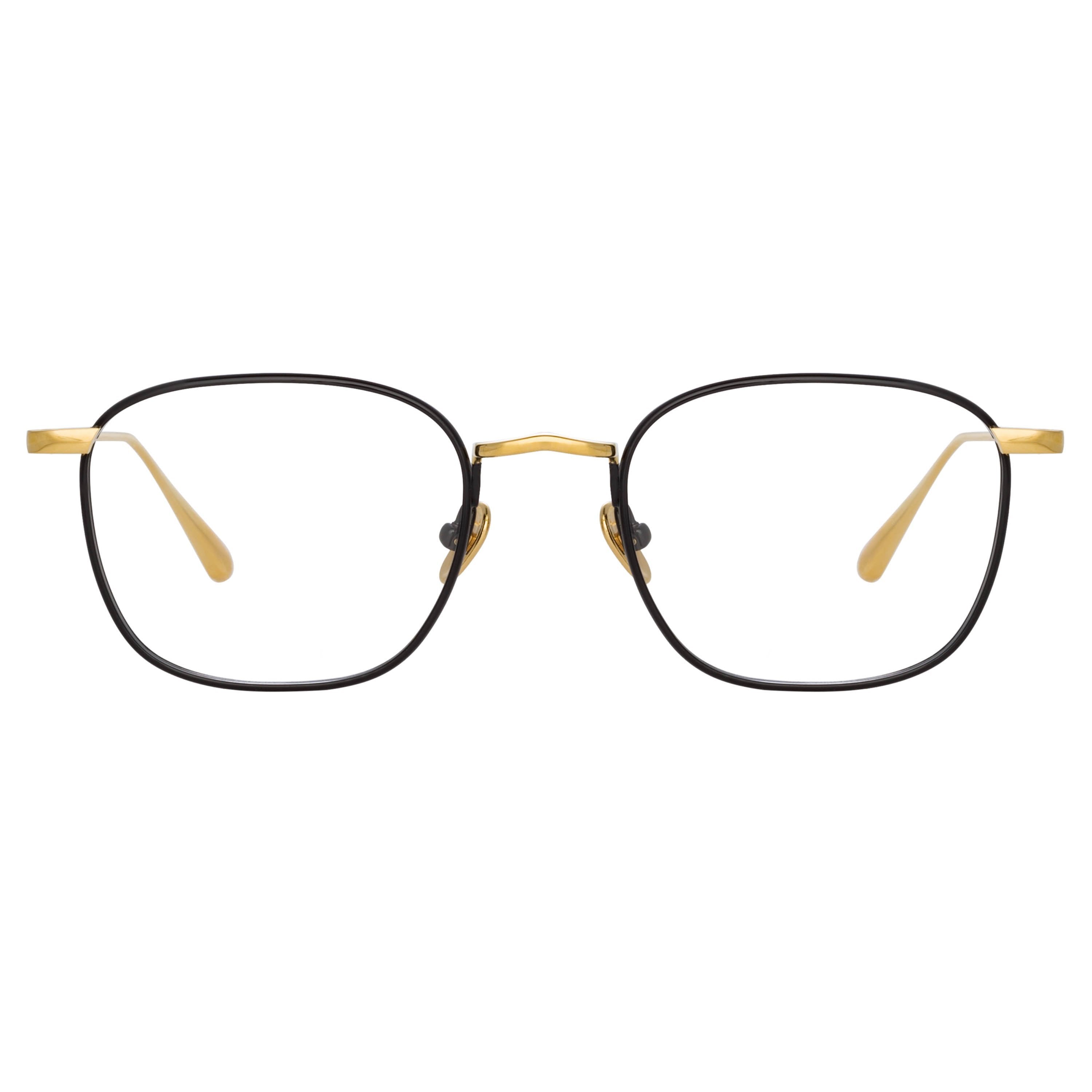 Color_LFL1228C1OPT - Hendrik Oval Optical Frame in Yellow Gold and Black