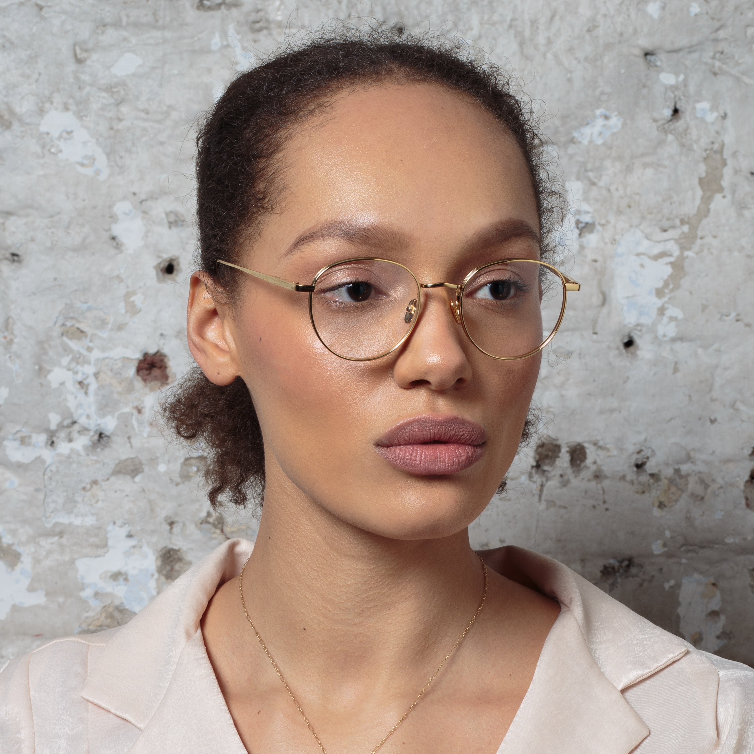 Color_LFL1229C1OPT - Luna Oval Optical Frame in Yellow Gold