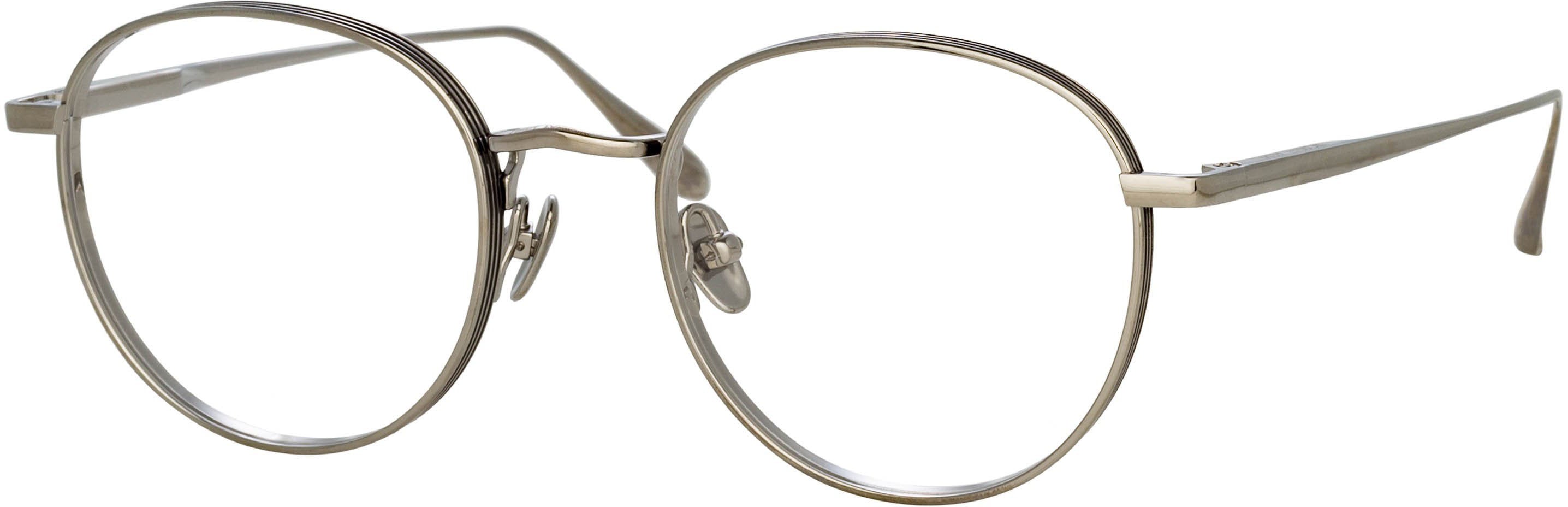 Color_LFL1229C2OPT - Luna Oval Optical Frame in White Gold