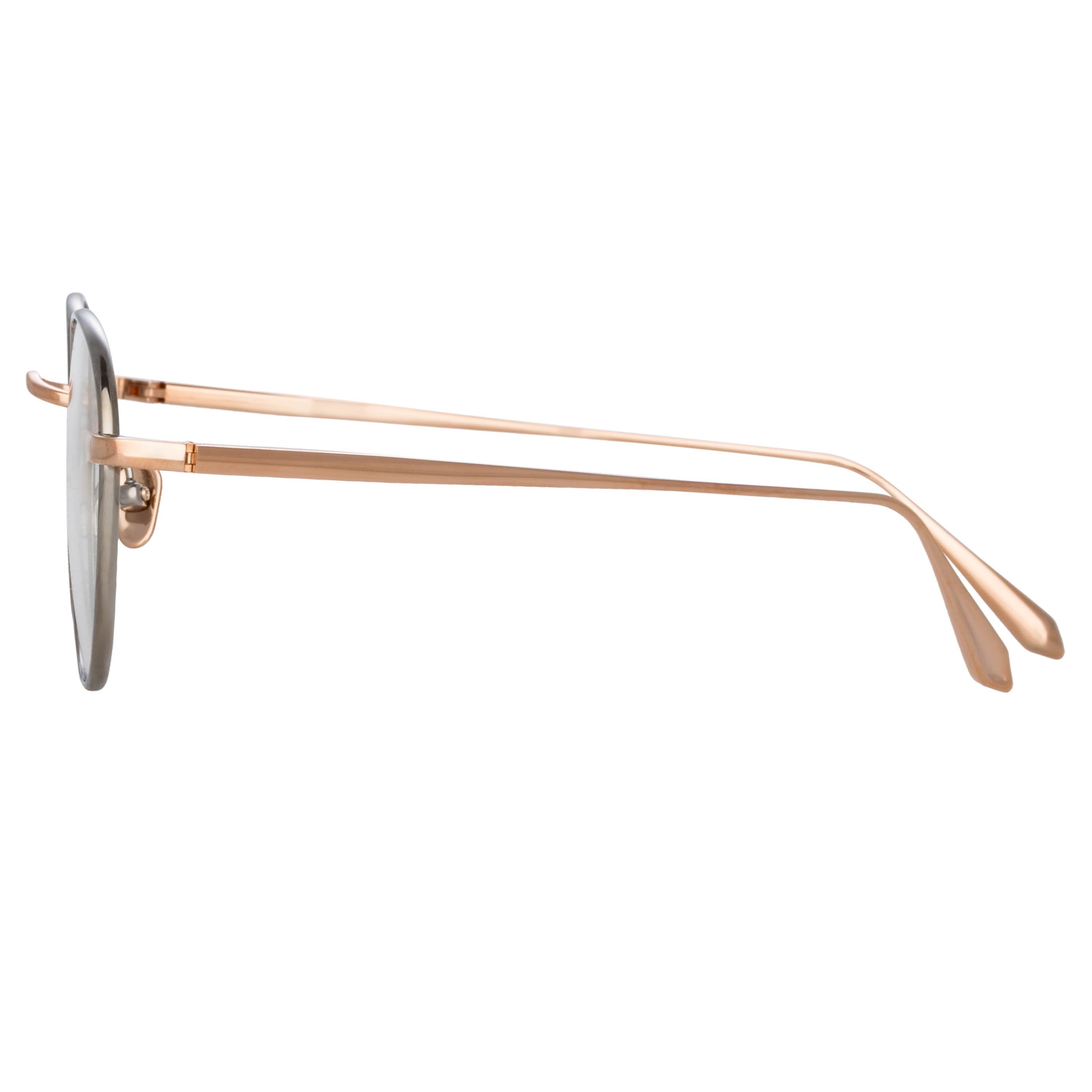 Color_LFL1230C2OPT - Anton Oval Optical Frame in Rose Gold and White Gold