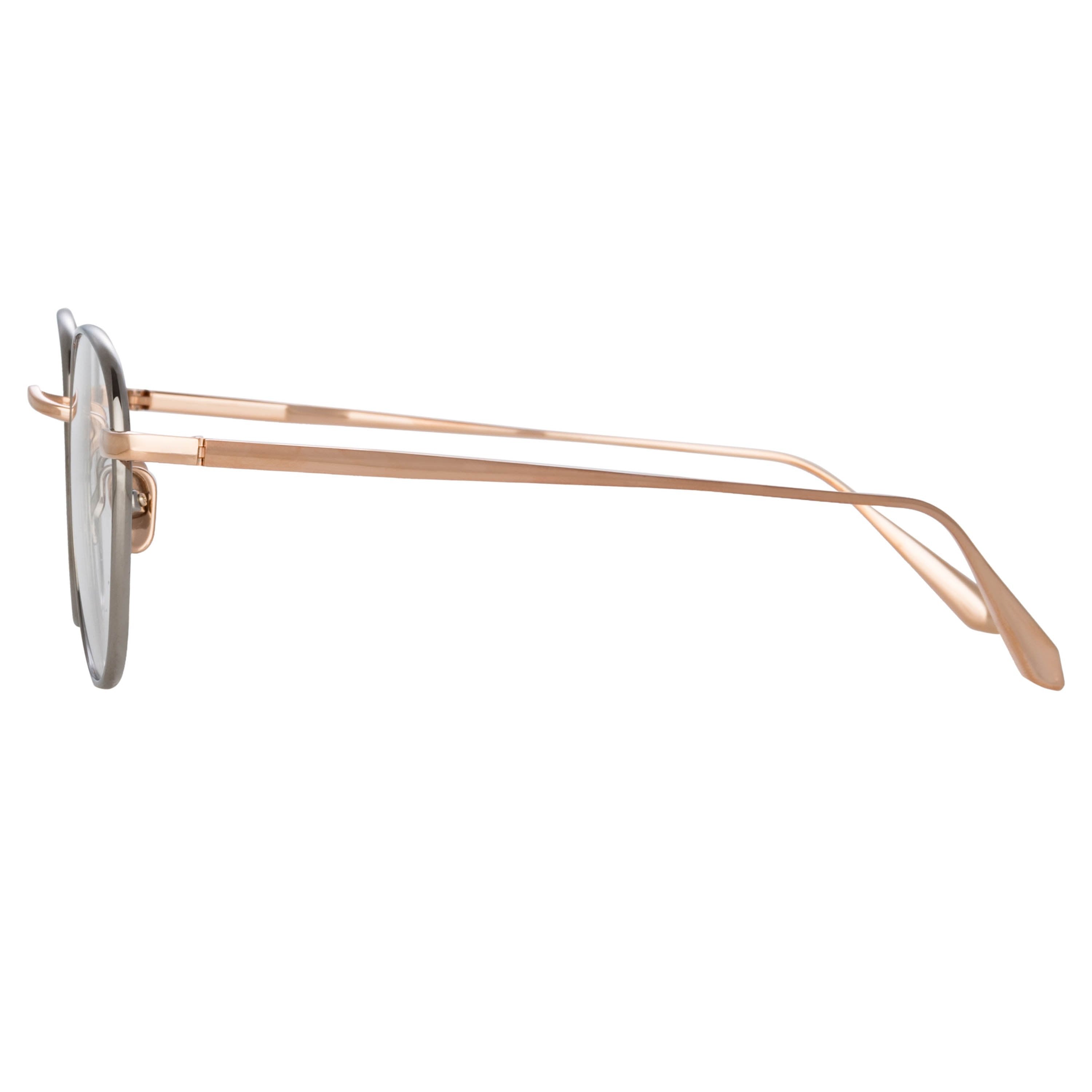 Color_LFL1233C2OPT - Jules Oval Optical Frame in Rose Gold and White Gold