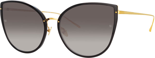 Color_LFL1244C1SUN - Silvie Cat Eye Sunglasses in Black