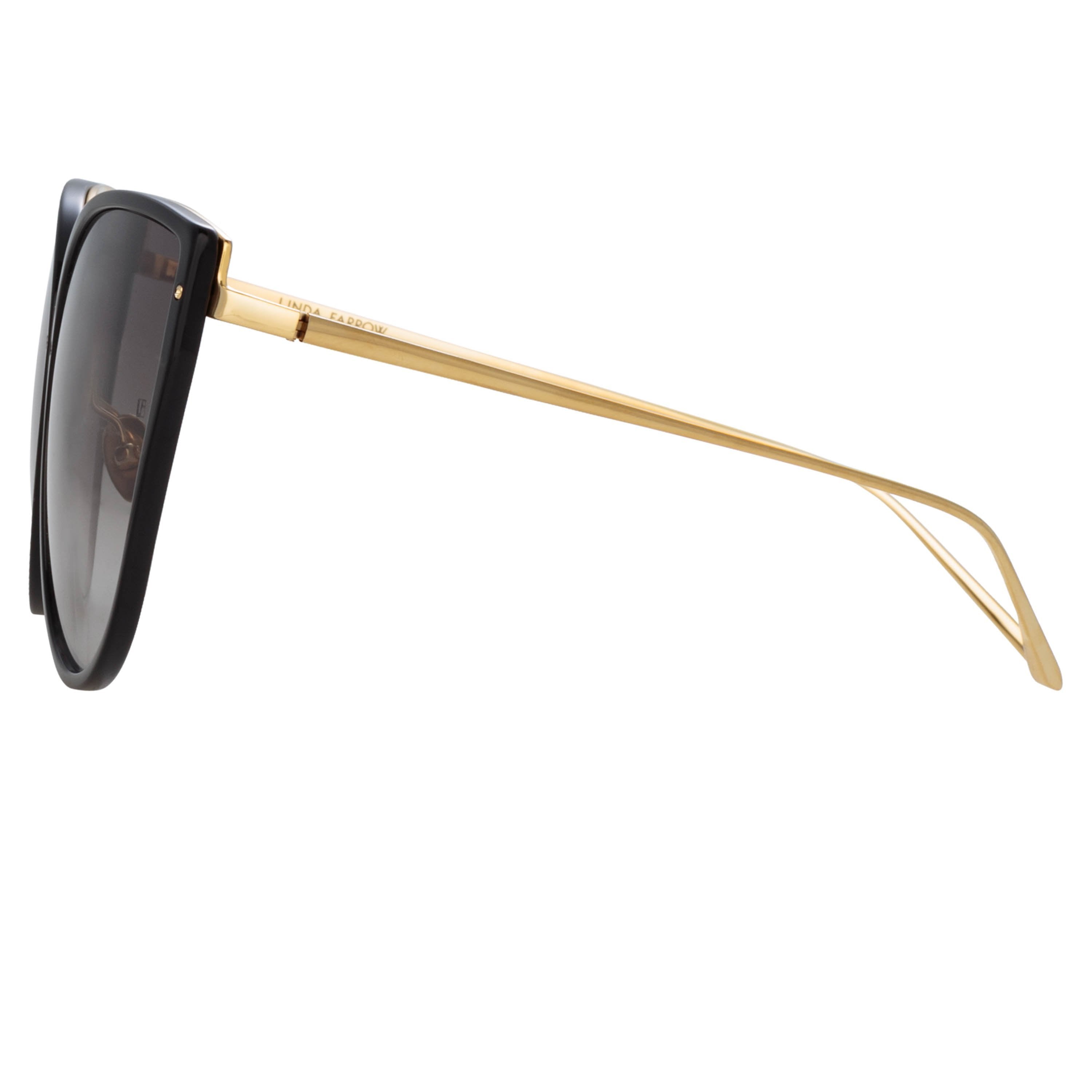 Color_LFL1244C1SUN - Silvie Cat Eye Sunglasses in Black