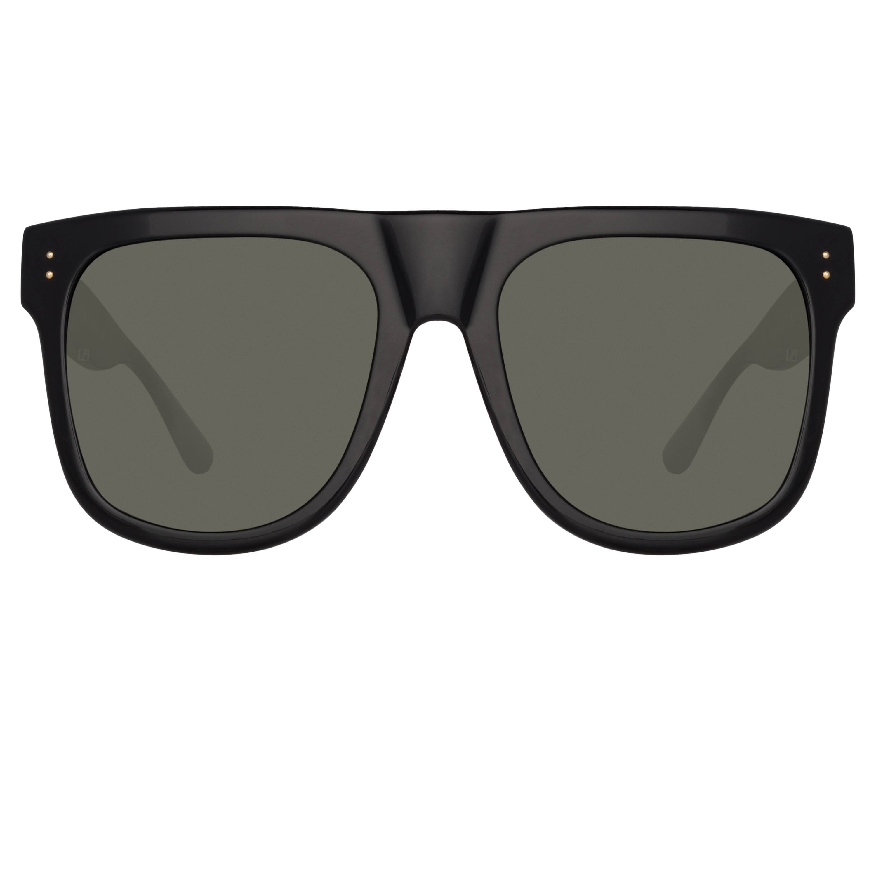 Color_LFL1250C1SUN - Carolina Flat Top Sunglasses in Black