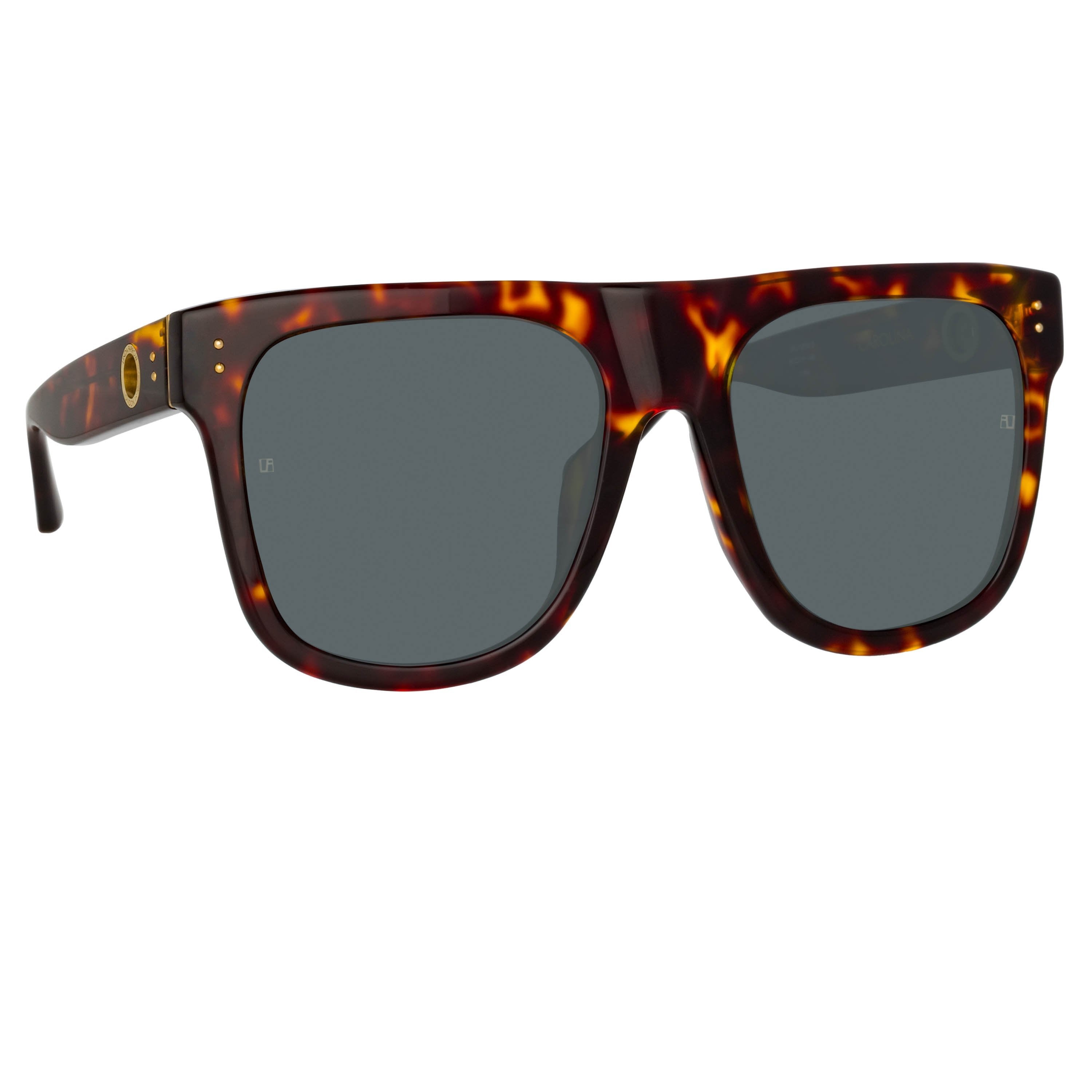 Color_LFL1250C2SUN - Carolina Flat Top Sunglasses in Tortoiseshell