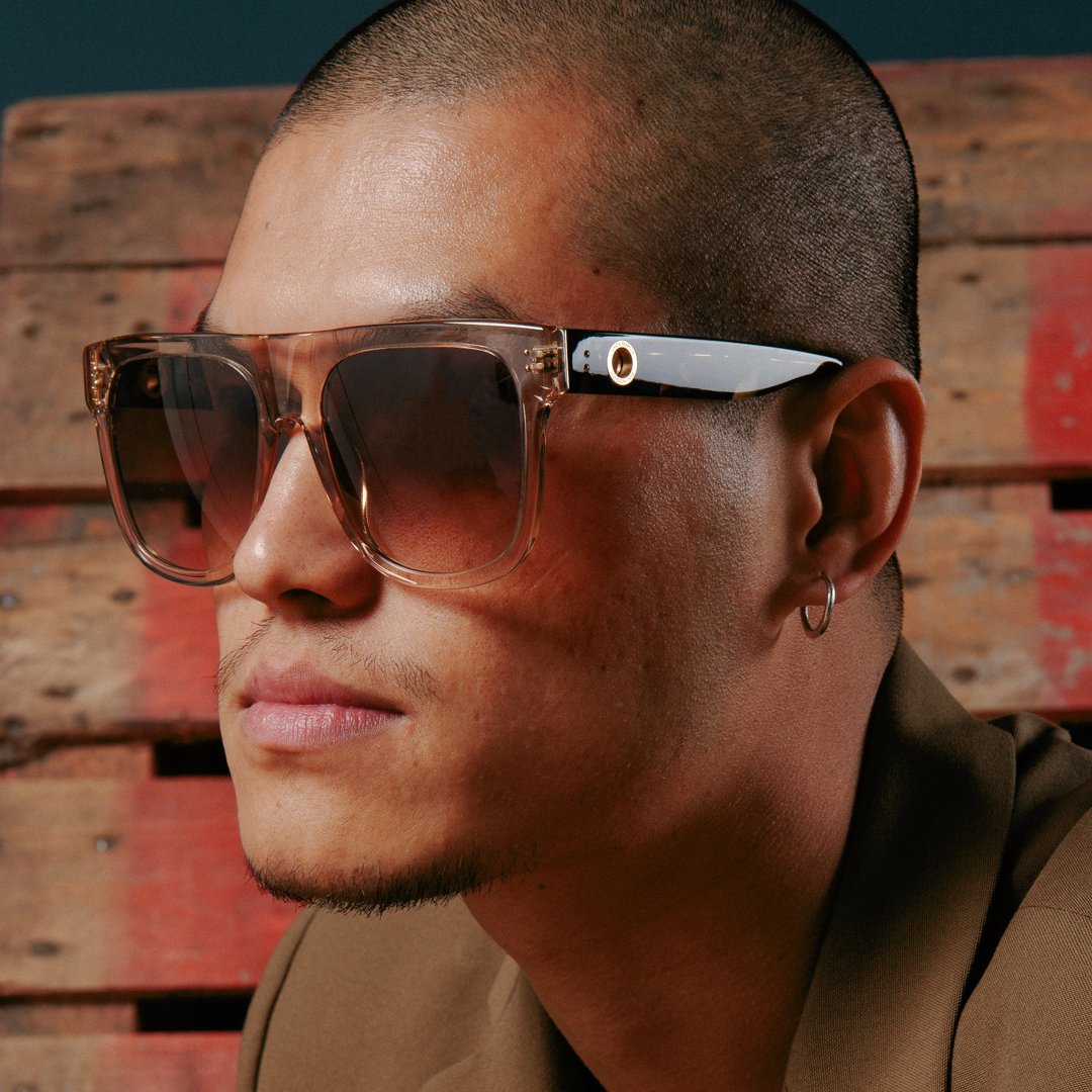 Color_LFL1250C3SUN - Carolina Flat Top Sunglasses in Ash