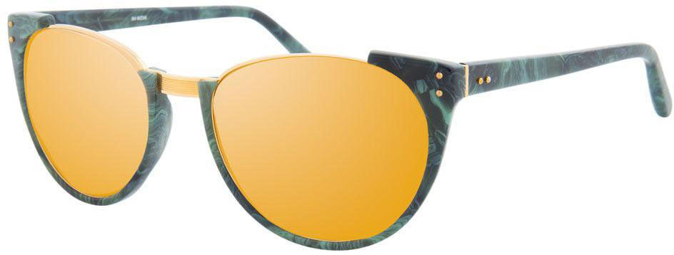 Color_LFL136C40SUN - Linda Farrow 136 C40 Cat Eye Sunglasses