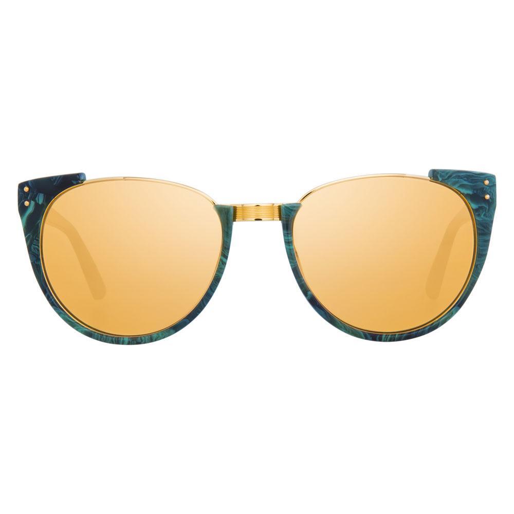 Color_LFL136C40SUN - Linda Farrow 136 C40 Cat Eye Sunglasses