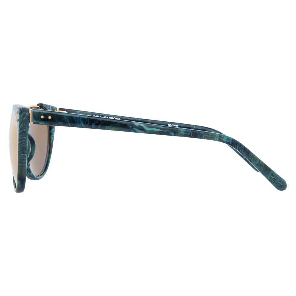 Color_LFL136C40SUN - Linda Farrow 136 C40 Cat Eye Sunglasses