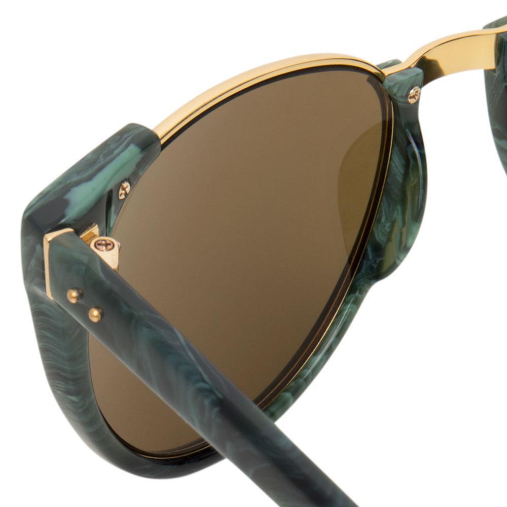 Color_LFL136C40SUN - Linda Farrow 136 C40 Cat Eye Sunglasses