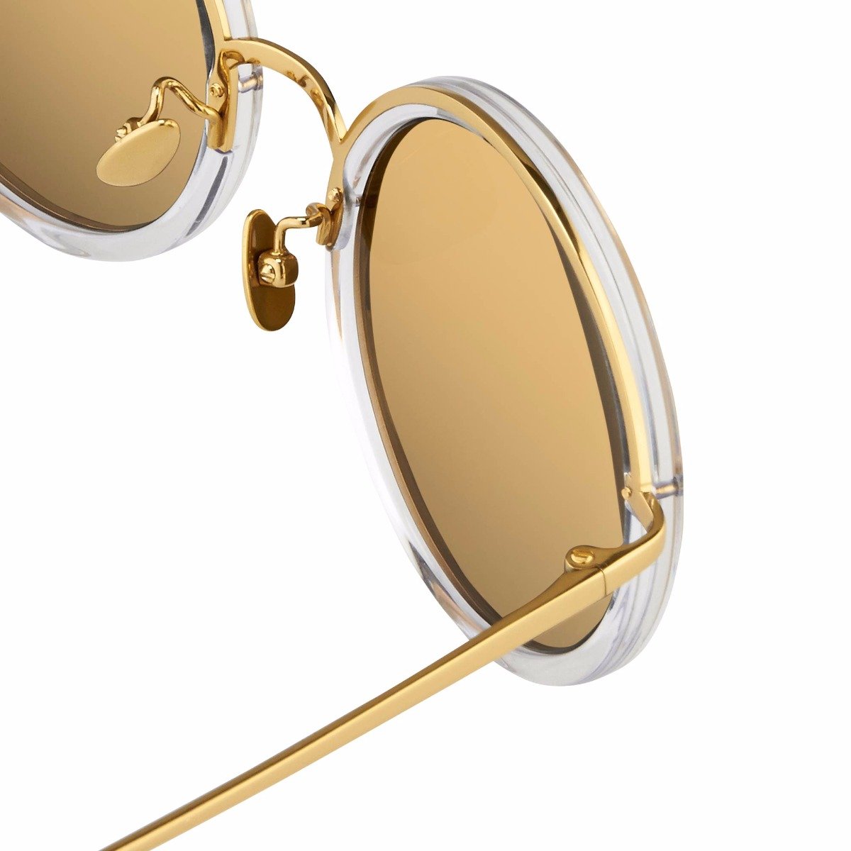 Color_LFL239C30SUN - Linda Farrow Tracy C30 Round Sunglasses