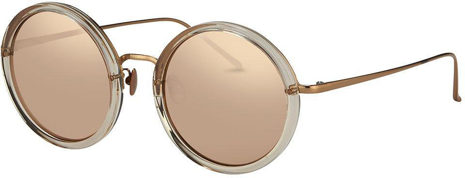 Color_LFL239C44SUN - Linda Farrow Tracy C44 Round Sunglasses