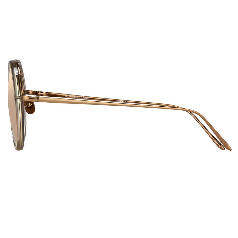 Color_LFL239C44SUN - Linda Farrow Tracy C44 Round Sunglasses