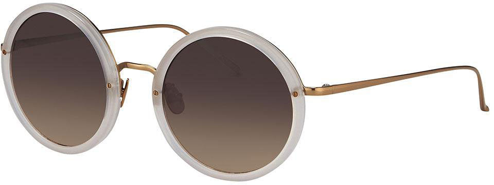 Color_LFL239C46SUN - Linda Farrow Tracy C46 Round Sunglasses